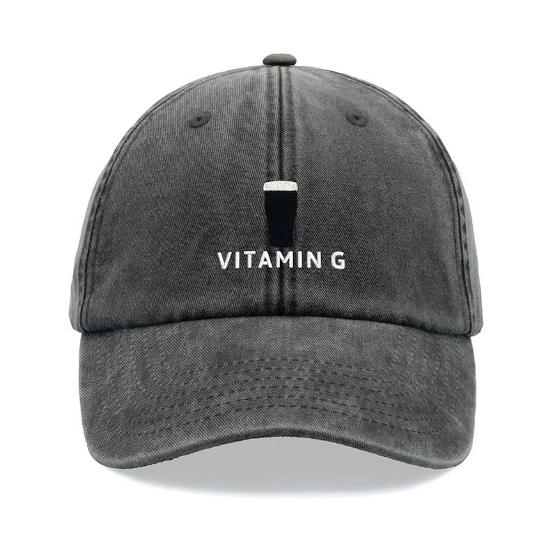 Vitamin G St. Patrick's Day Funny Frat Beer Drinking Embroidered Baseball Cap HA75 920552 - Image 6