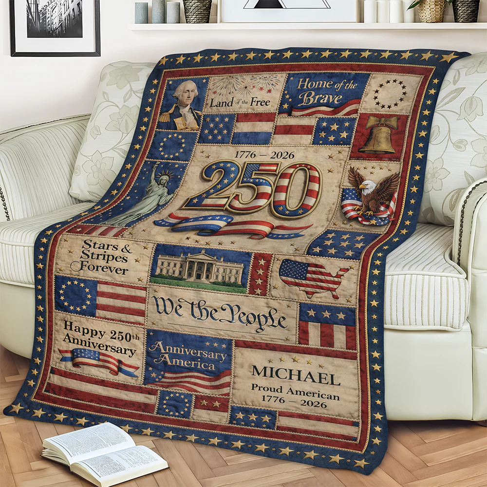 We The People – America 250th Anniversary Patriotic Blanket HA75 920398 - Image 2