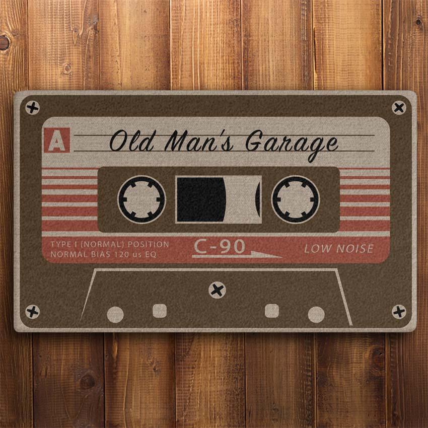 Mix Tape Welcome Personalized Doormats - Image 2