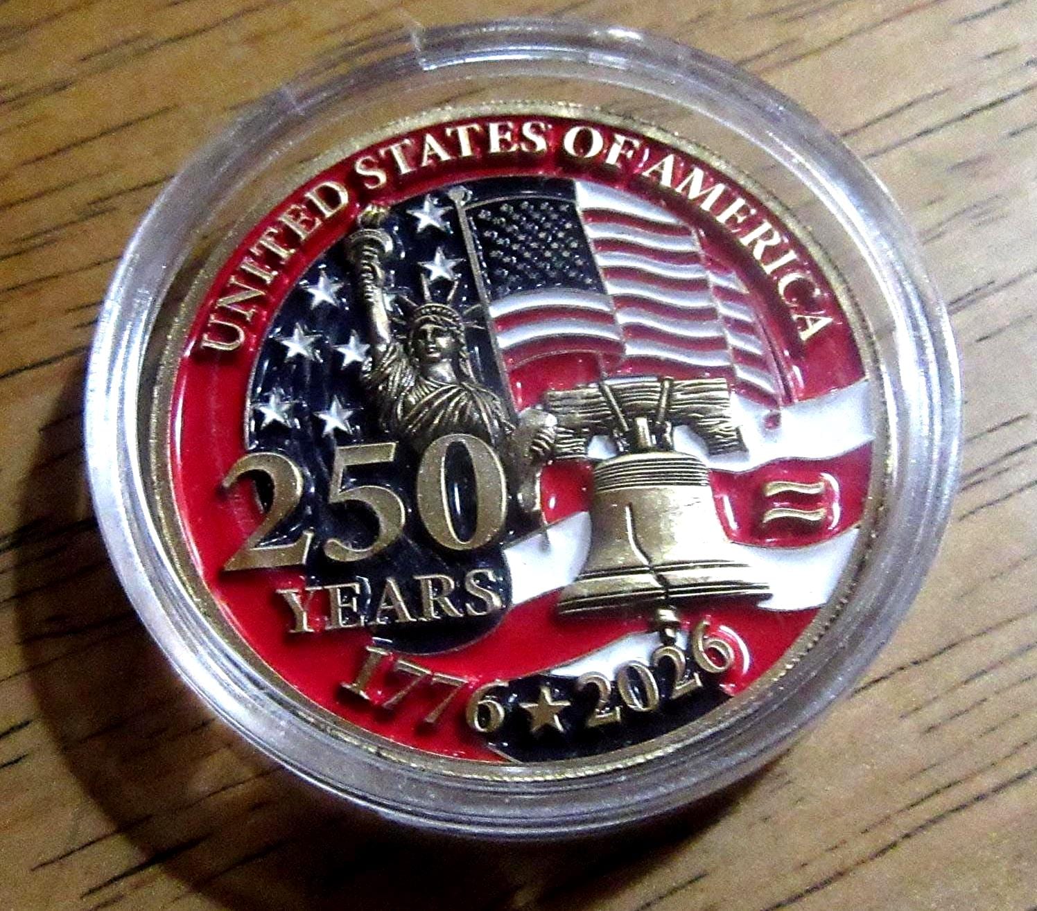 1776-2026 - 250th Anniversary United States of America Commemorative Challenge Coin LM32 897801 - Image 8