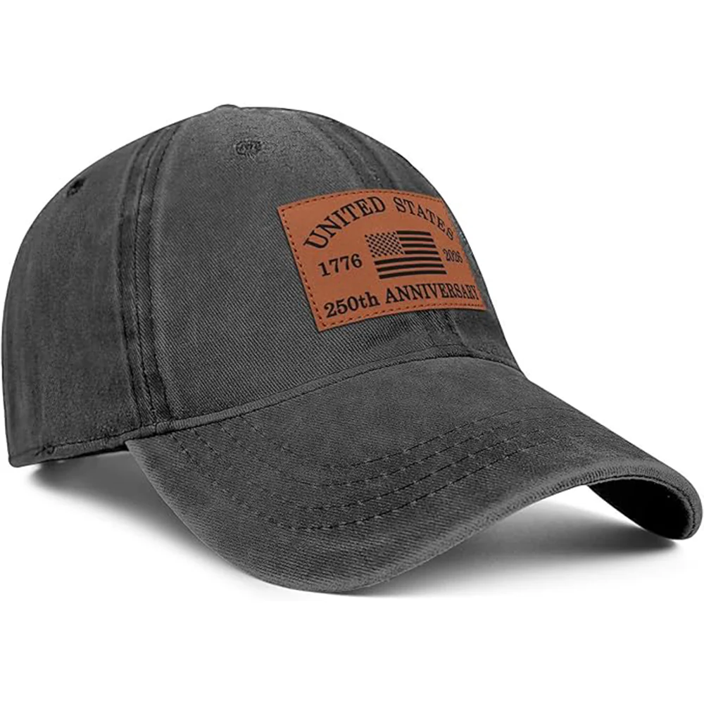 250 Anniversary USA 1776 - 2026 Leather Patch Baseball Cap for Men Women LM32 669355 - Image 3