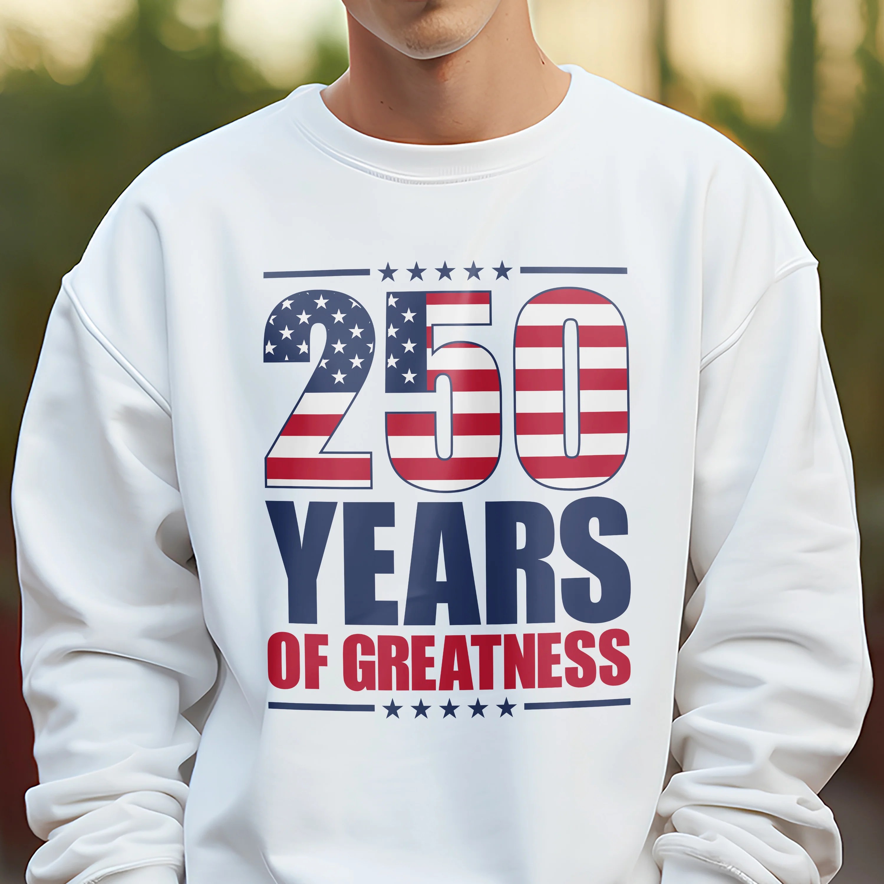 250 Years of Greatness USA Flag Patriotic 1776-2026 Anniversary Bright Shirt LM32 895227 - Image 5
