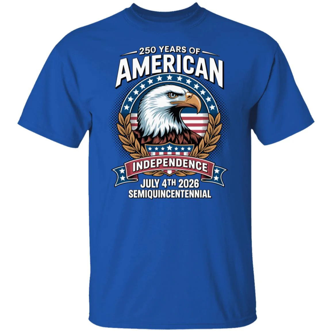 American 250 Years Independence Eagle - July 4th 2026 Dark Shirt LM32 895247 - Image 15