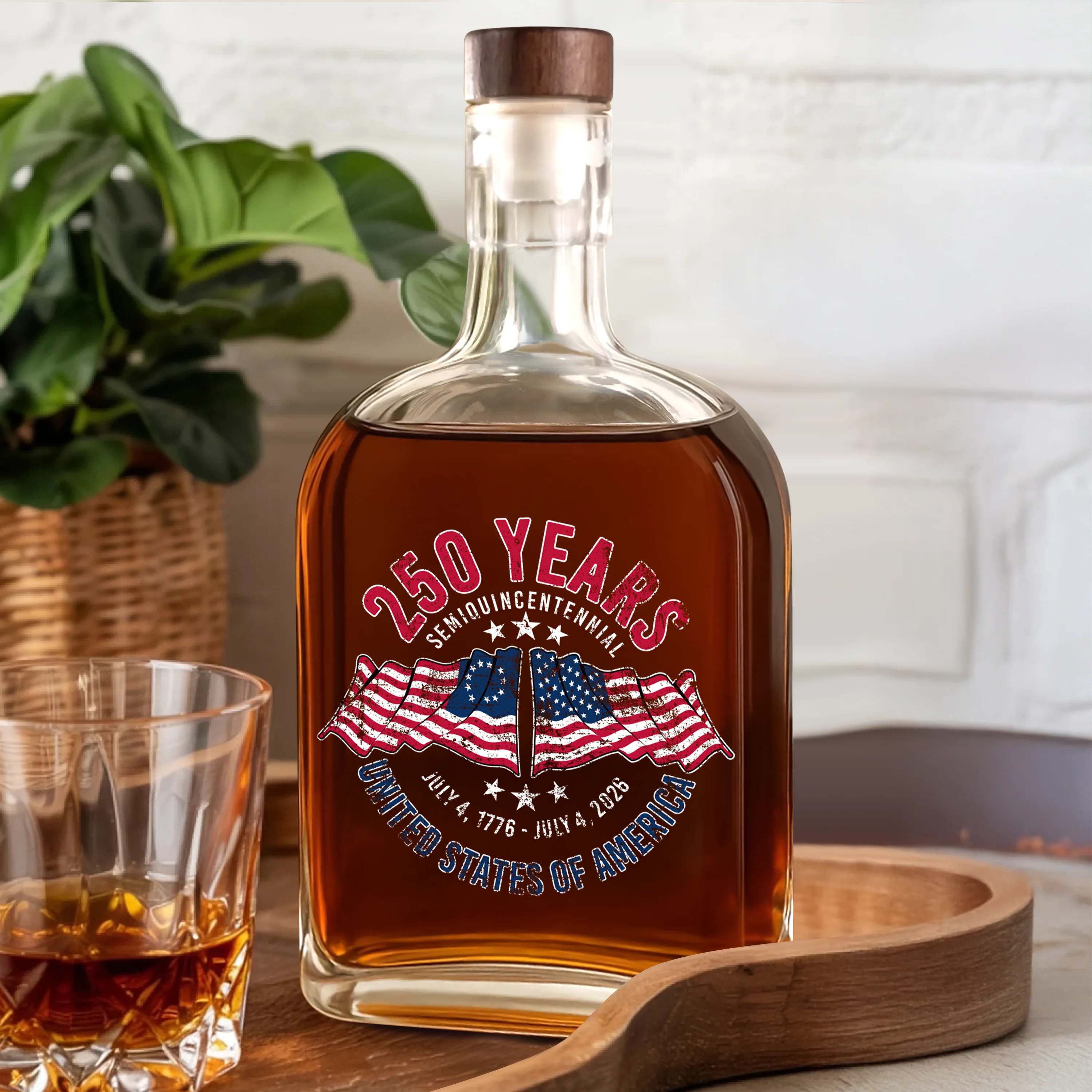 250 Years of America Semiquincentennial – Patriotic Gift 2026 Whiskey Bottle LM32 895267 - Image 6