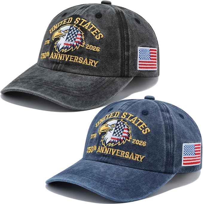 American Bald Eagles United States 250 Years Anniversary Baseball Cap LM32 669183 - Image 3