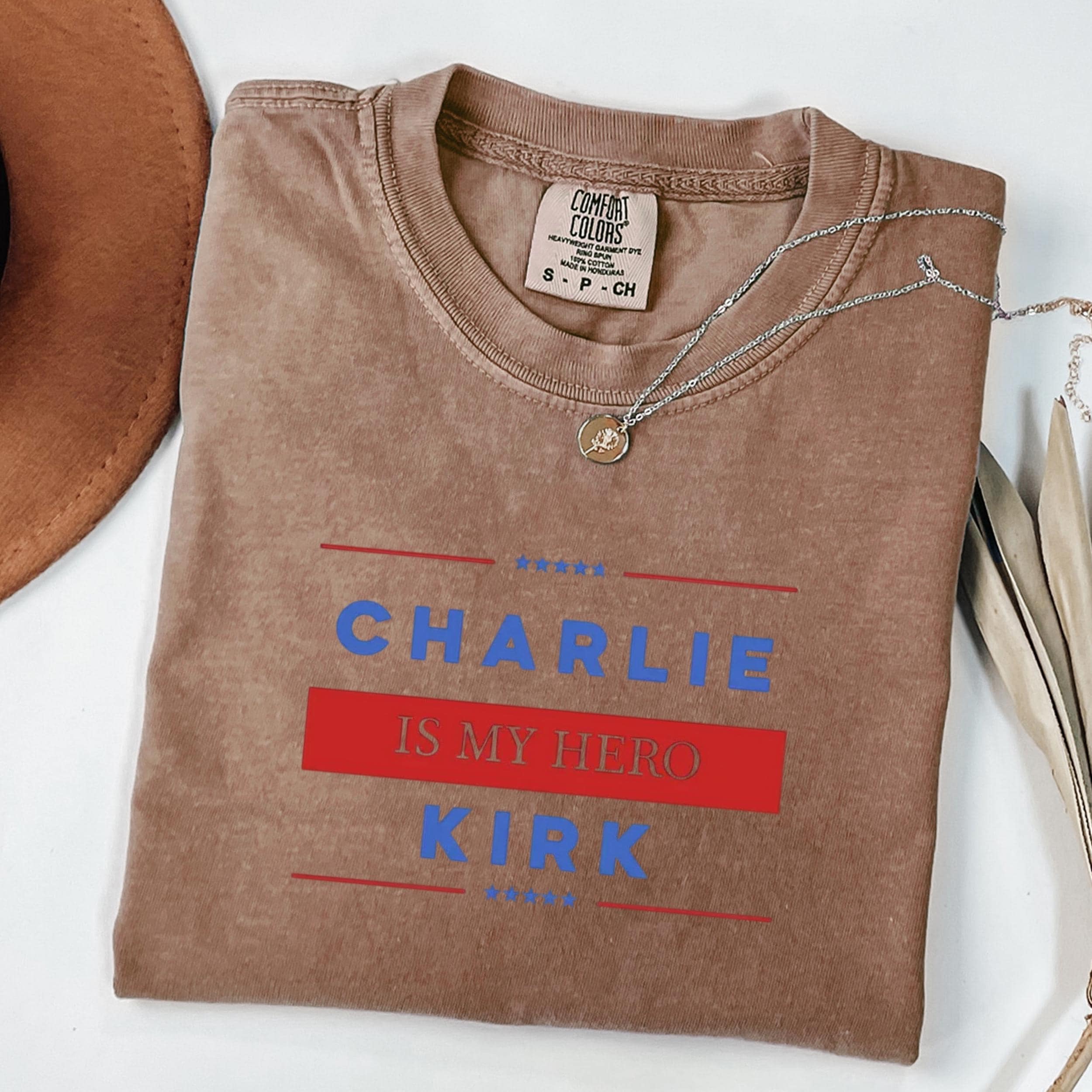 Charlie Kirk Is My Hero Shirt Bright Shirt LM32 65409 - Image 3
