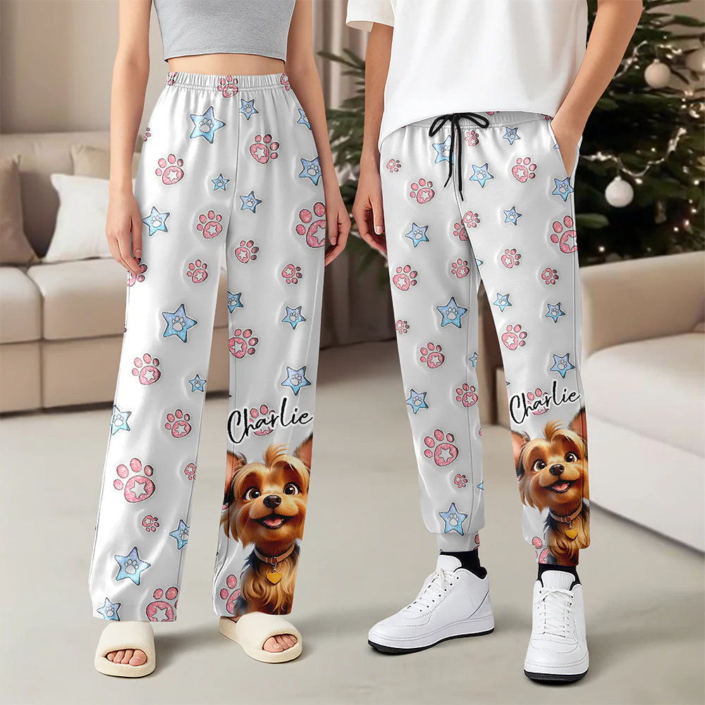 Custom Baby Dog Of Mom 3D Effect Sweatpants For Dog Lovers LM32 895935 - Image 4