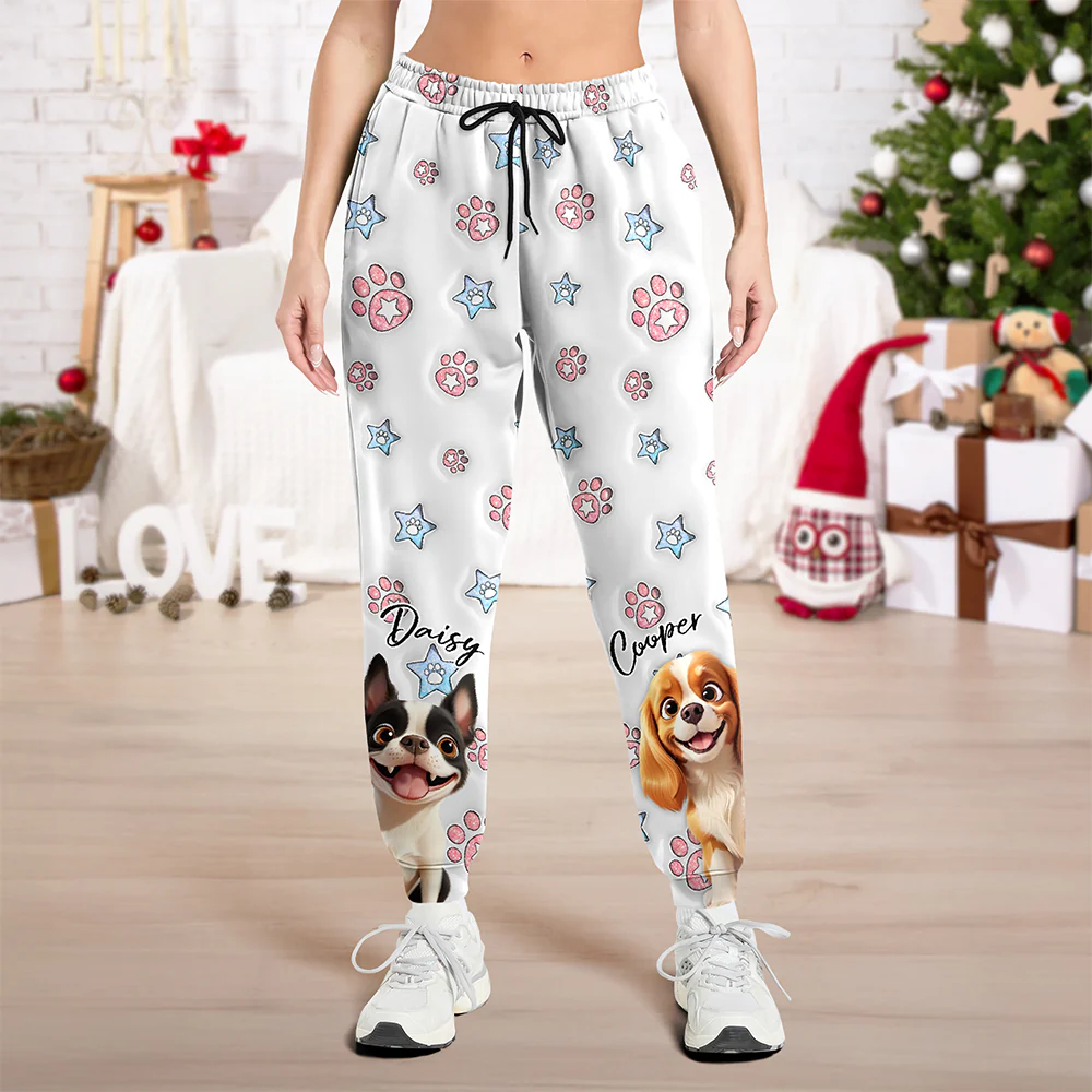 Custom Baby Dog Of Mom 3D Effect Sweatpants For Dog Lovers LM32 895935 - Image 9