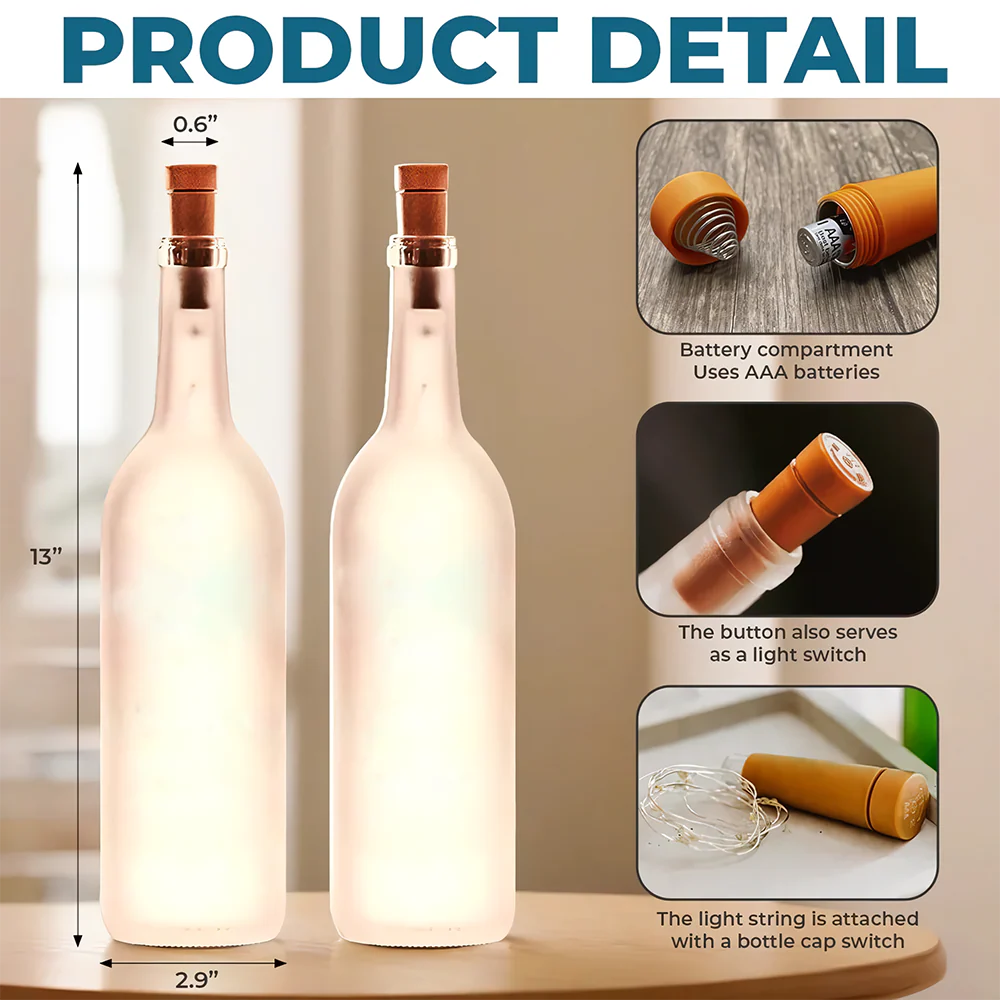 Custom Couple Photo You & Me - We Got This Keepsake Bottle Lamp LM32 895133 - Image 7
