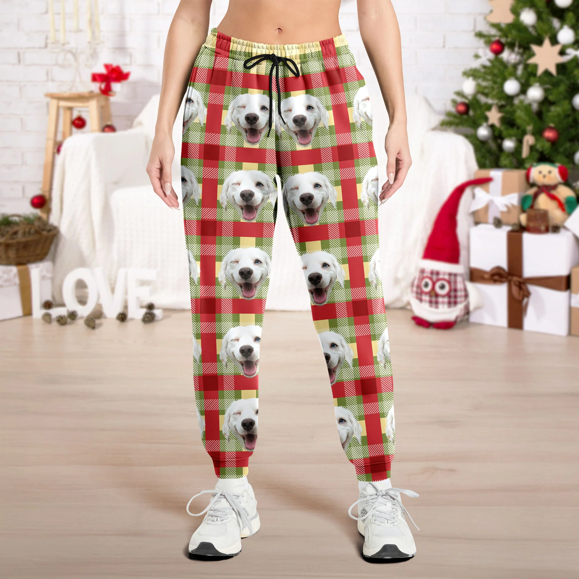 Custom Dog Cat Face Colorful Sweatpants For Dog Cat Lovers LM32 897417 - Image 4