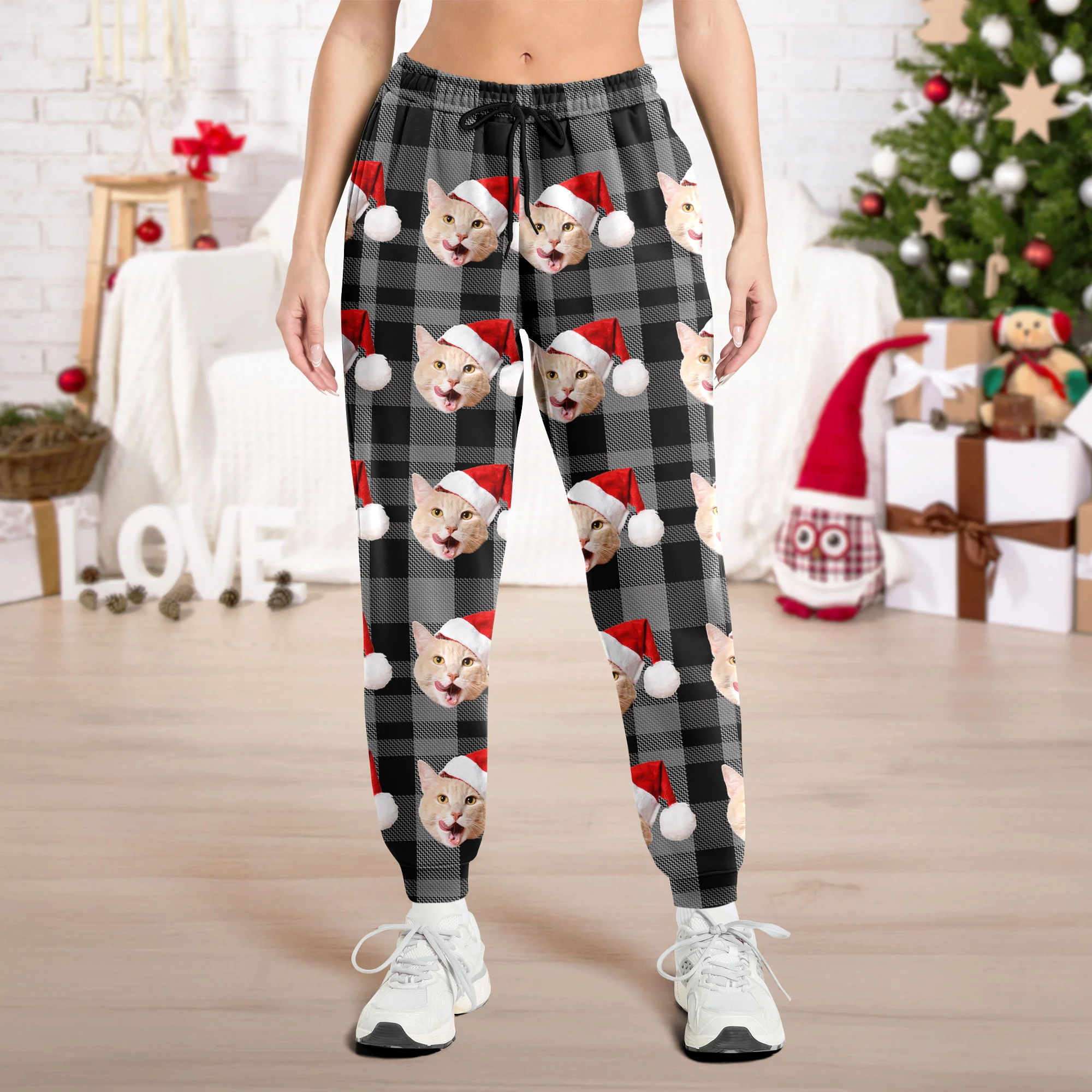Custom Dog Cat Face Colorful Sweatpants For Dog Cat Lovers LM32 897417 - Image 7