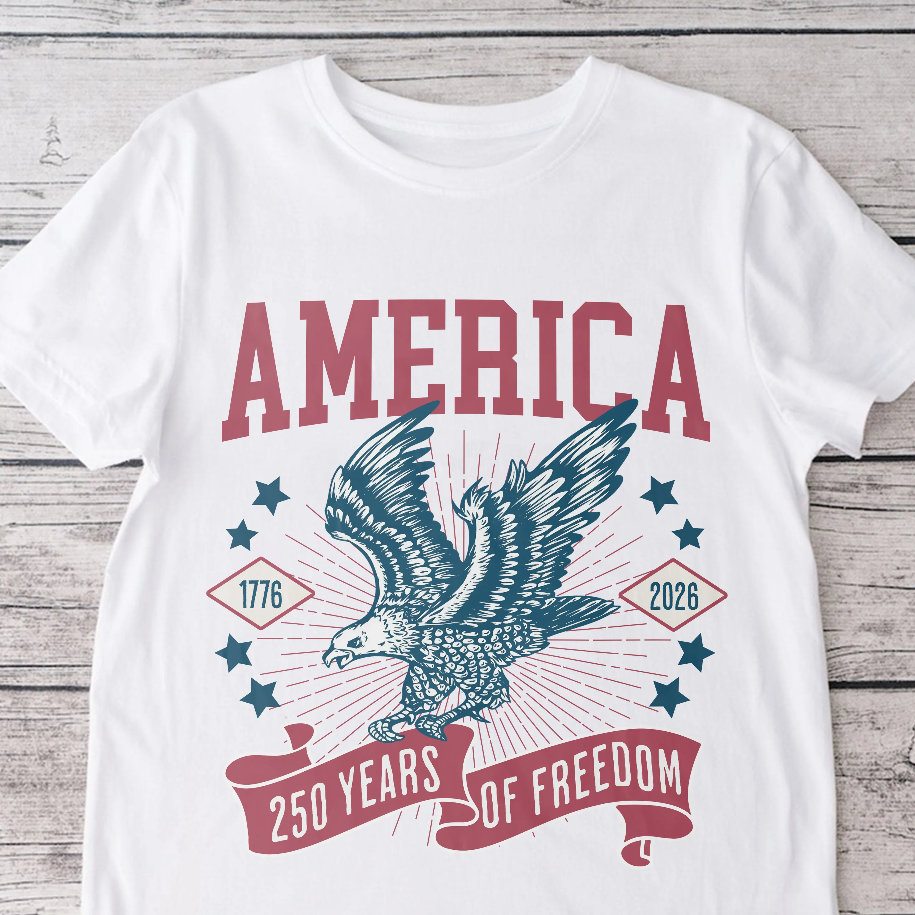 Custom Dog Photo America 250th Anniversary Eagle Bright Shirt LM32 895237 - Image 4