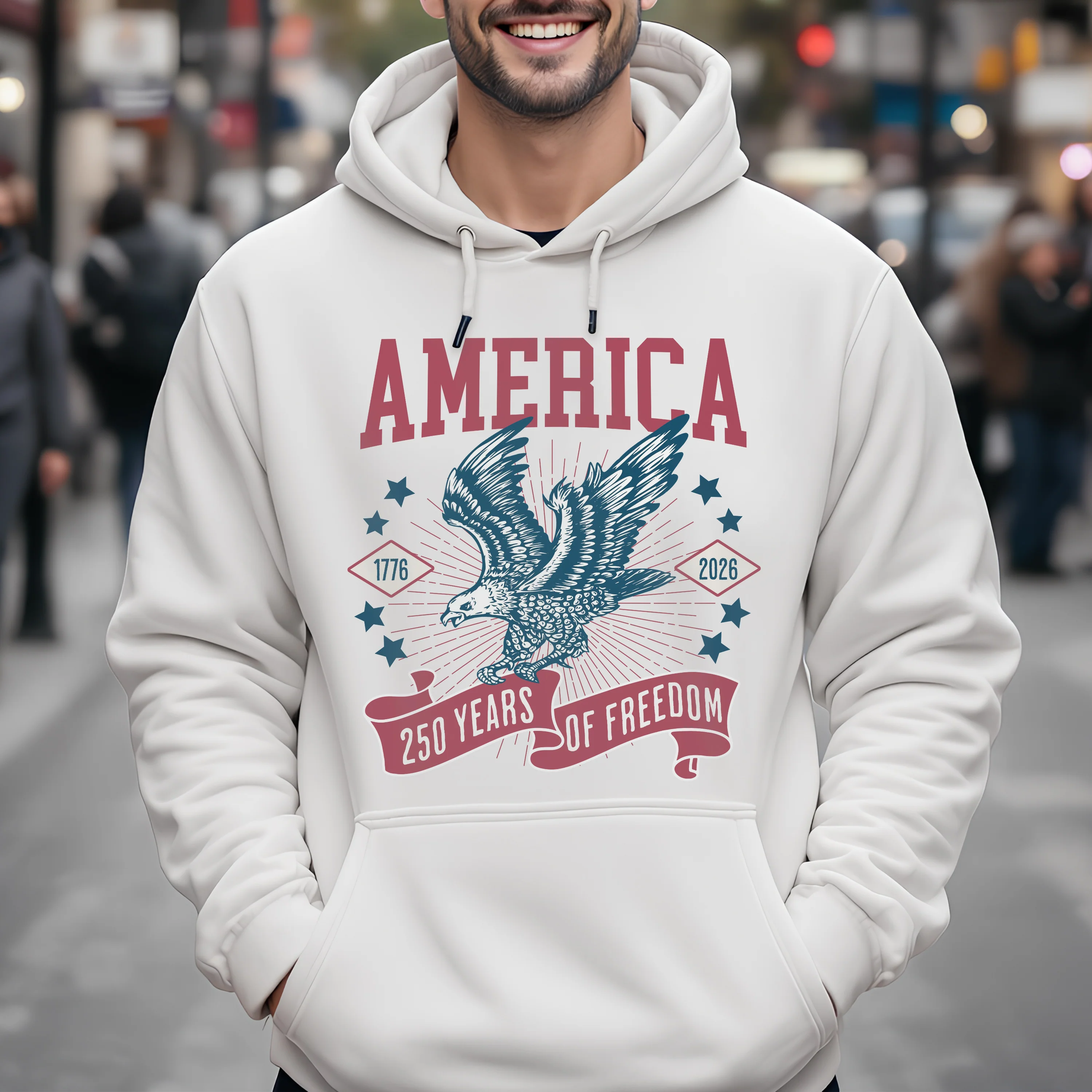 Custom Dog Photo America 250th Anniversary Eagle Bright Shirt LM32 895237 - Image 6