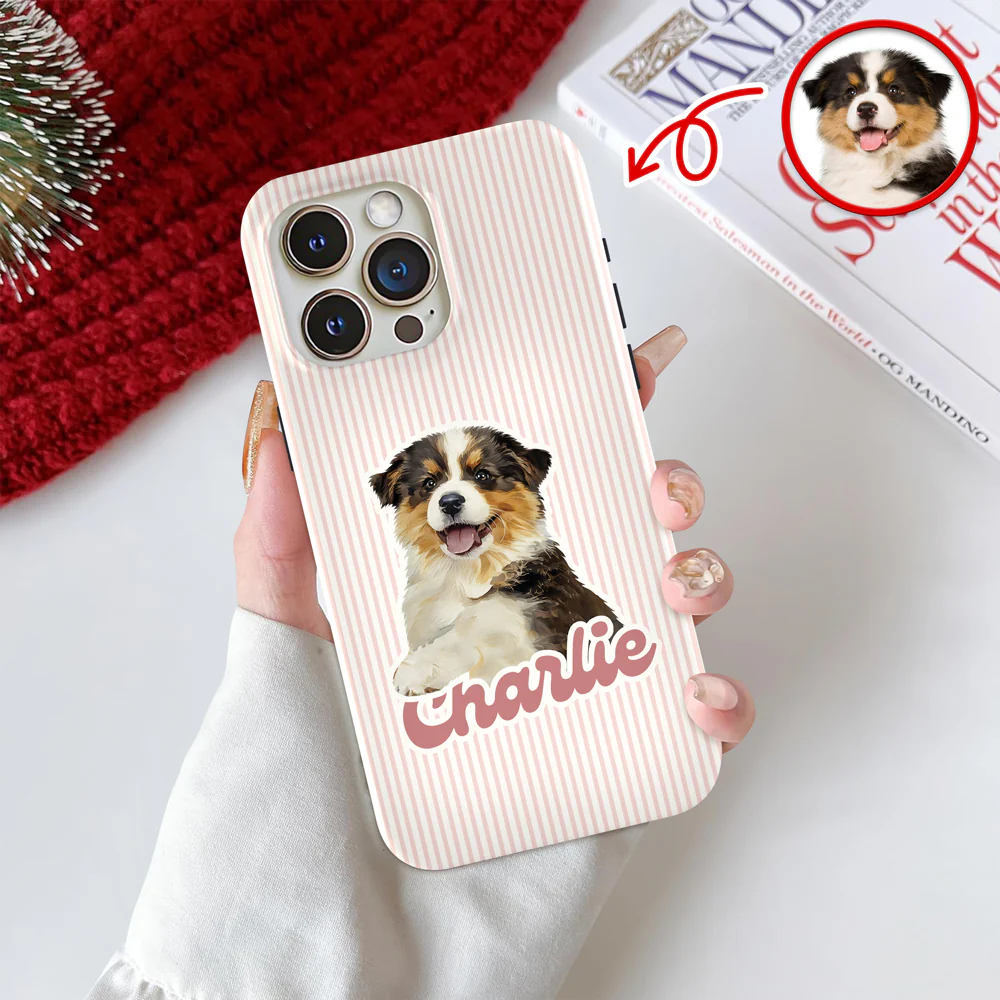 Custom Funny Dog Photo Phone Case Gift For Dog Lovers LM32 895415 - Image 5
