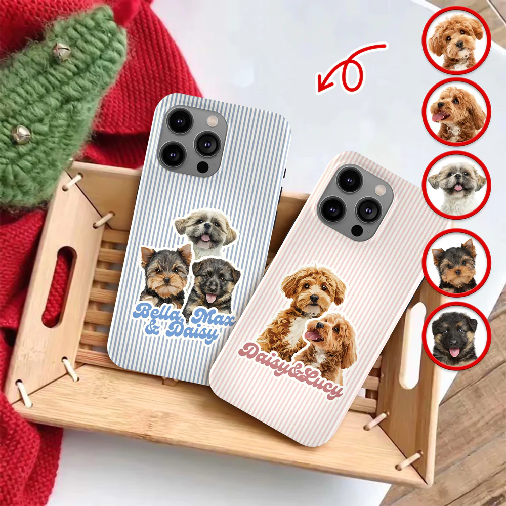 Custom Funny Dog Photo Phone Case Gift For Dog Lovers LM32 895415 - Image 7