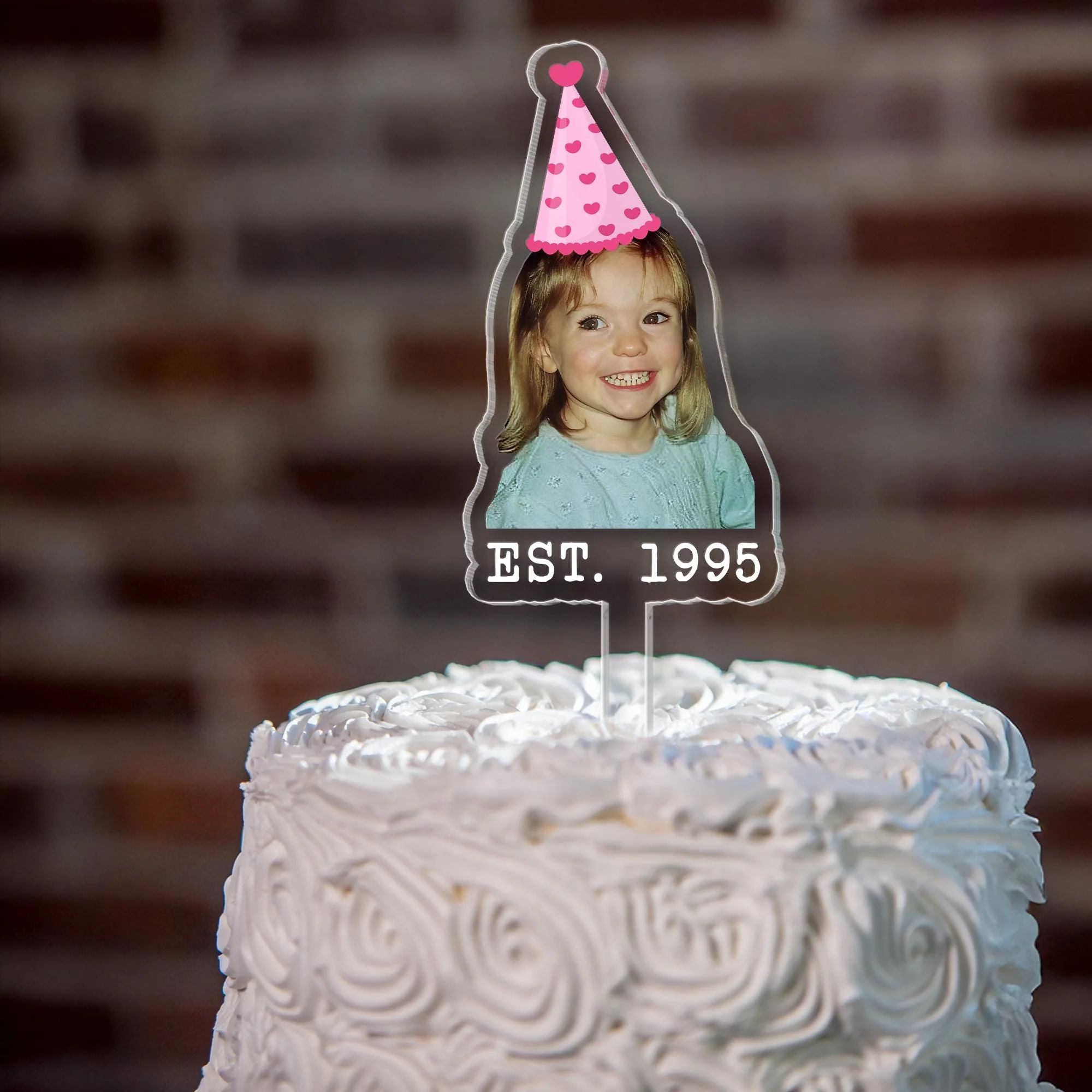 Custom Funny Photo Look Who's 30th 40th 50th Birthday Acrylic Cake Topper LM32 899915 - Image 8