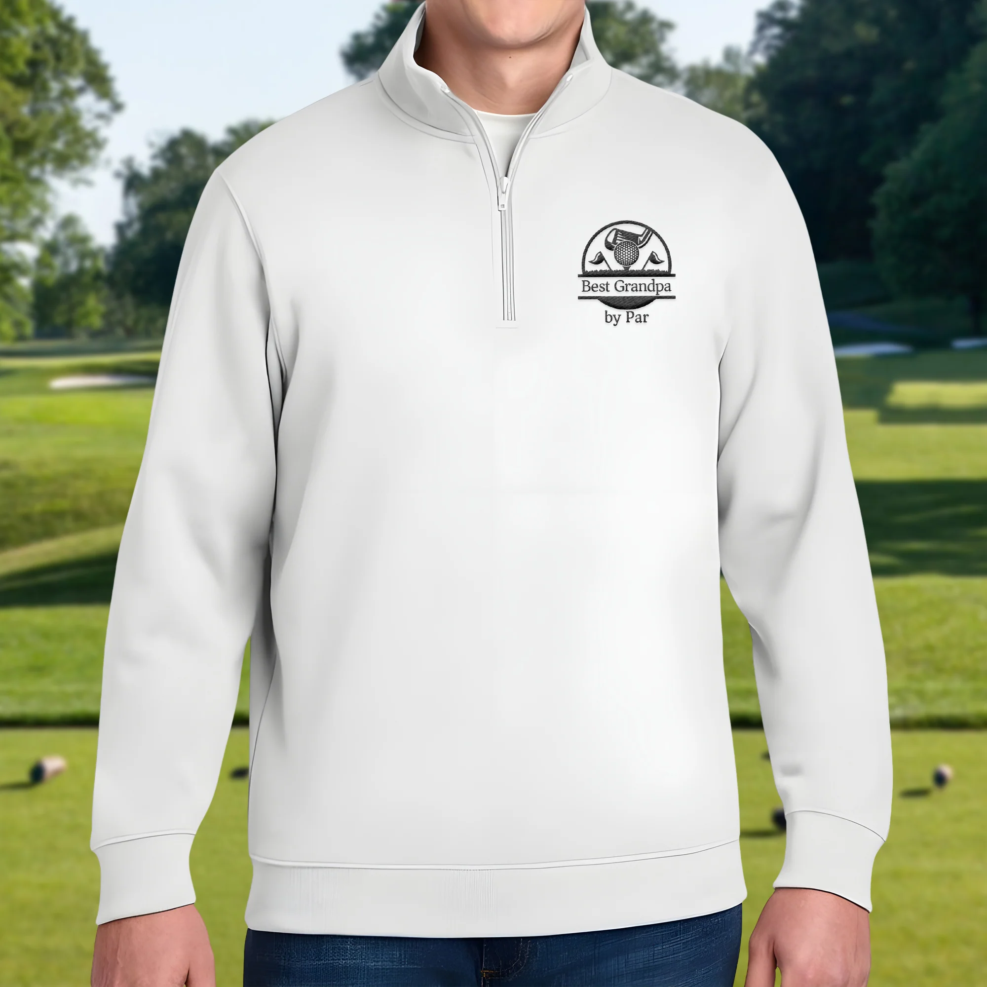 Personalized Life Is Full Of Important Choices Embroidered Golf Quarter Zip Sweater, Unique Golf Enthusiast Gift LM32 897599 - Image 6