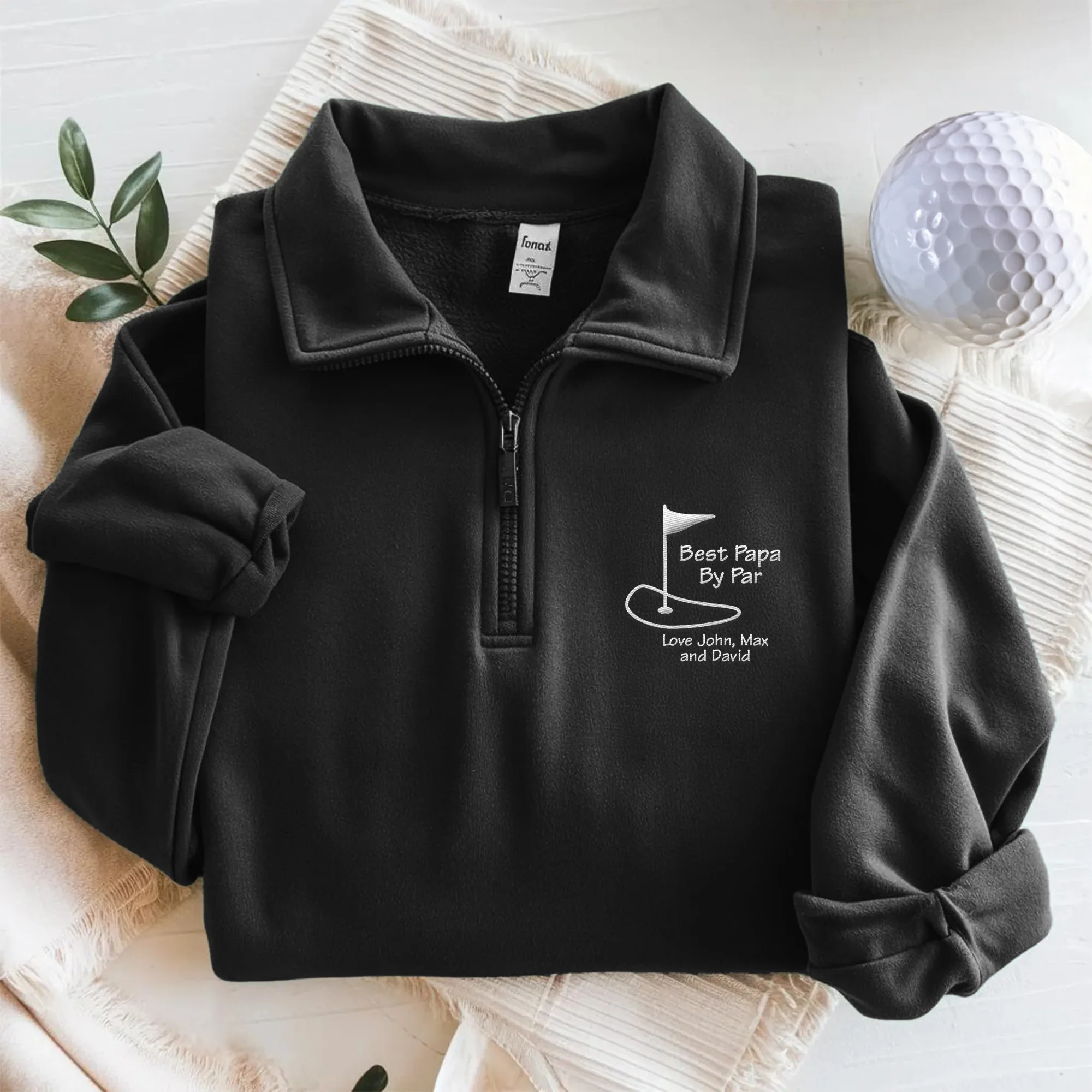 Personalized Life Is Full Of Important Choices Embroidered Golf Quarter Zip Sweater, Unique Golf Enthusiast Gift LM32 897599 - Image 8