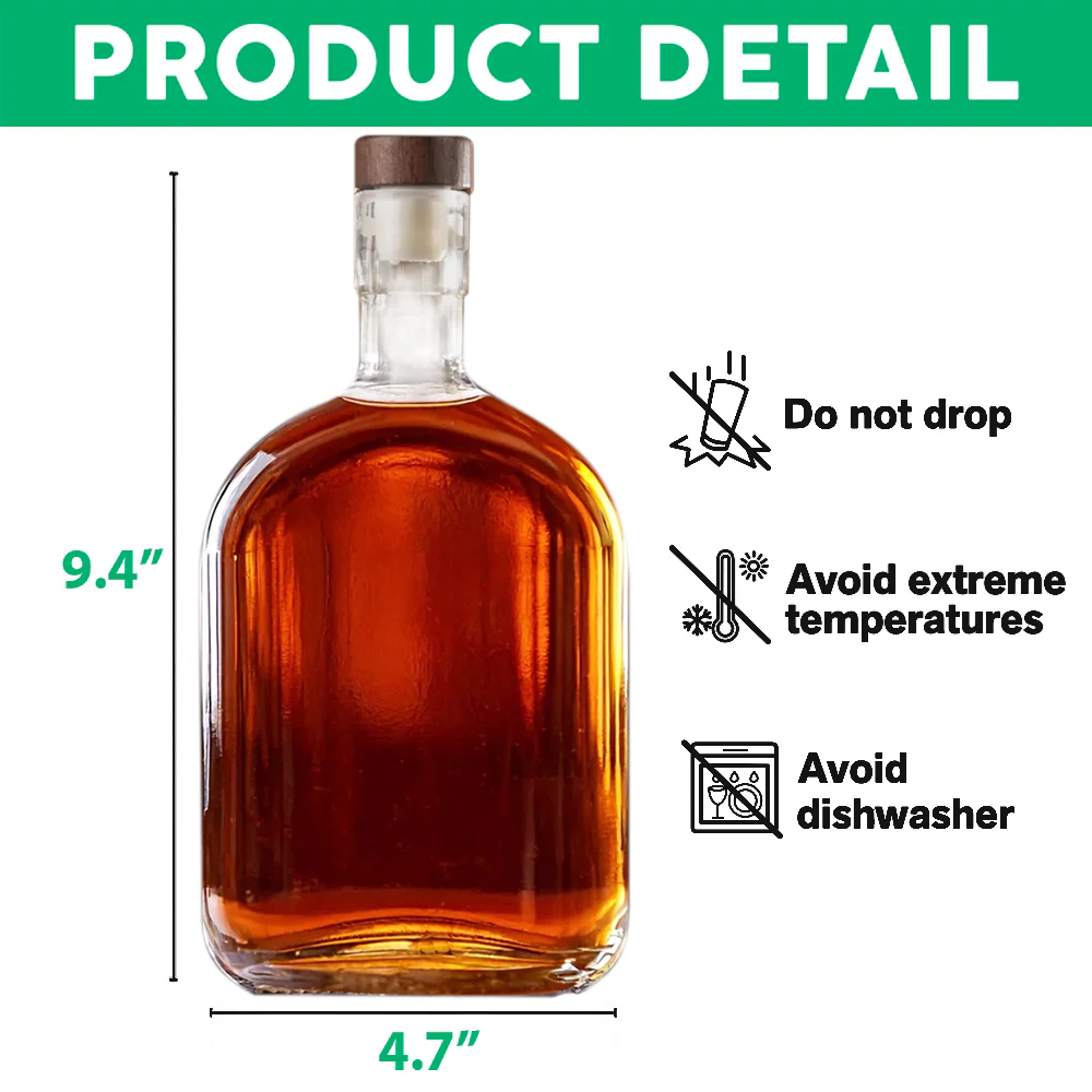 Custom Photo Dog Dad The Man The Myth The Snack Dealer Whiskey Bottle LM32 893597 - Image 7