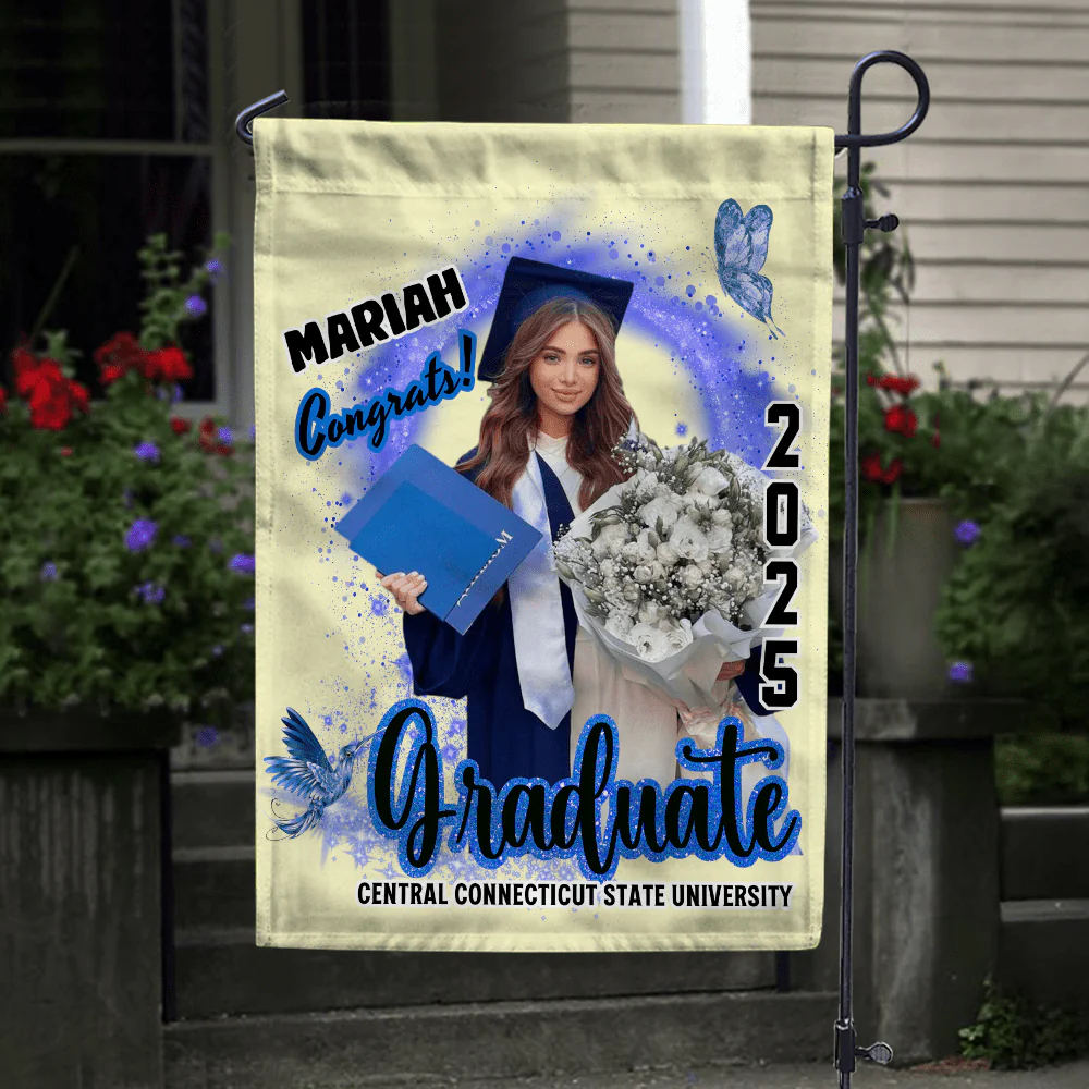 Custom Photo Graduation 2026 Garden Flag - Unique Keepsake Gift for Proud Grads LM32 893049 - Image 3