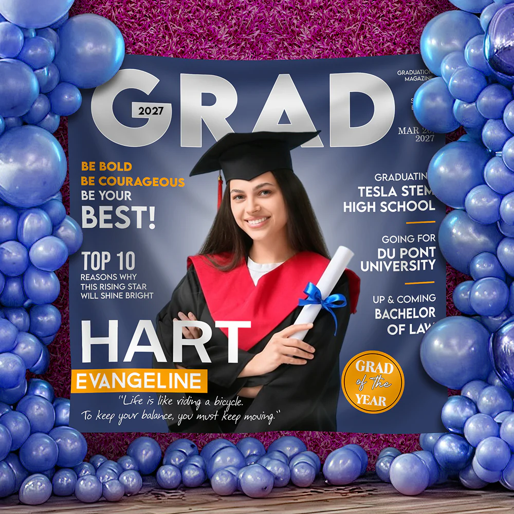 Custom Photo Graduation Grad Of The Year 2025 Backdrop For Party Decorations LM32 893111 - Image 9