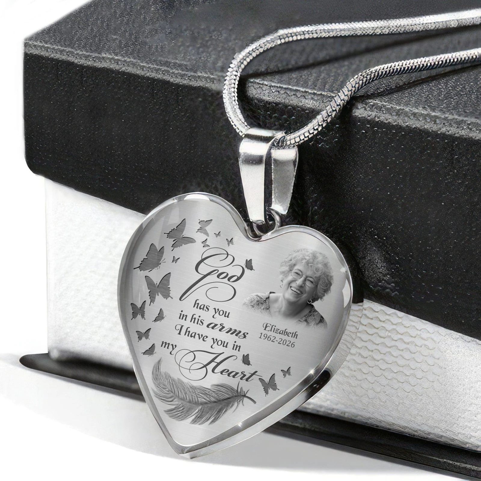 Custom Photo If Love Could Have Saved You Memorial Necklace LM32 899391 - Image 6