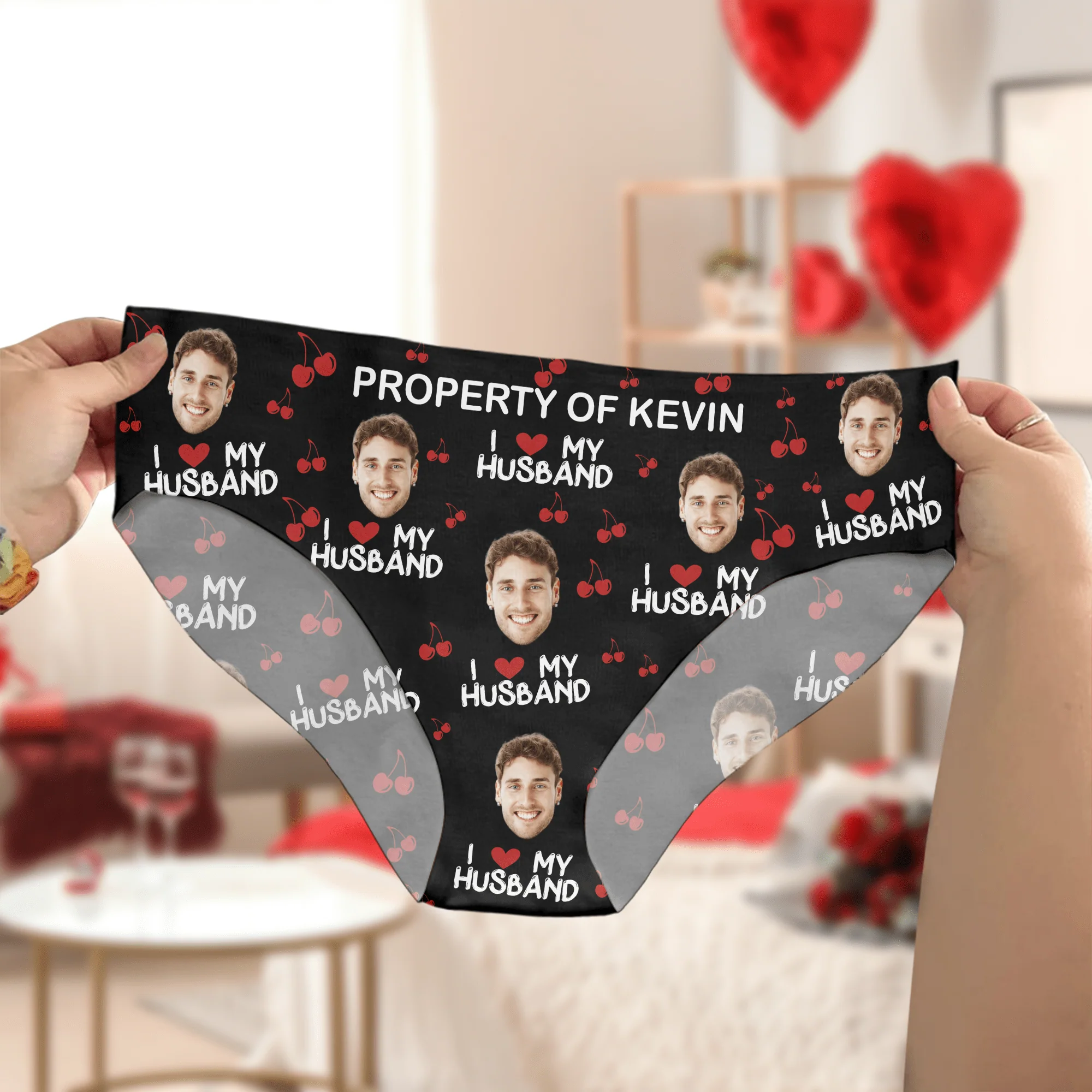 Custom Photo Property of You I Love My Husband Underwear For Women CH07 893081 - Image 3