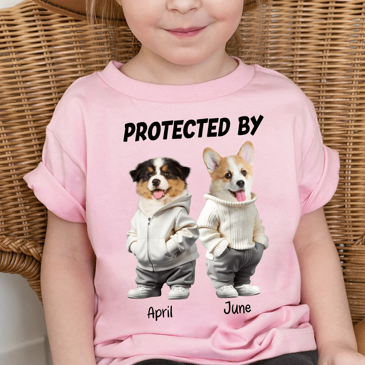 Custom Face Cute Dog Unconditional Love In A Furry Baby Onesie Baby Shirt LM32 893073 - Image 2