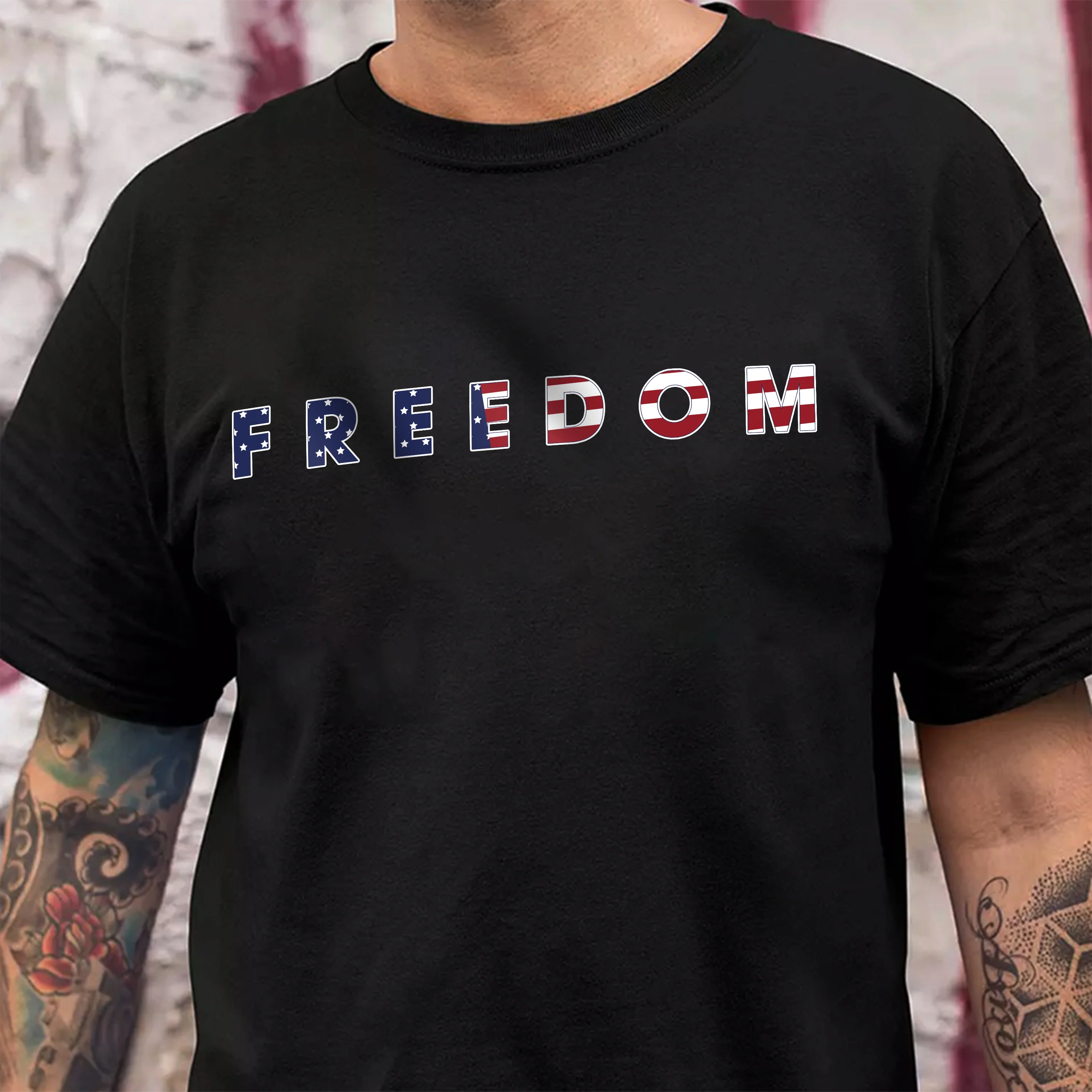 Freedom USA Eagles 250th Anniversary Semiquincentennial Back & Front Dark Shirt LM32 899191 - Image 4