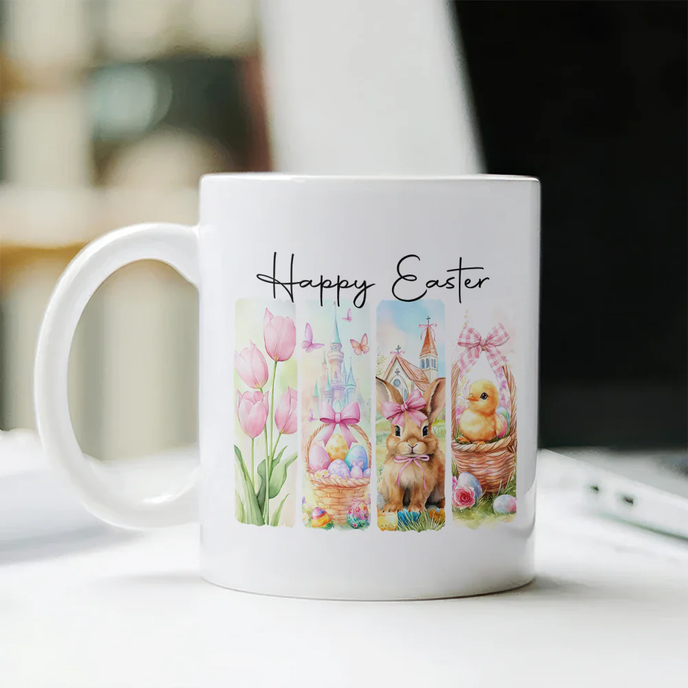 Happy Easter Bunny White Mug LM32 893127 - Image 2