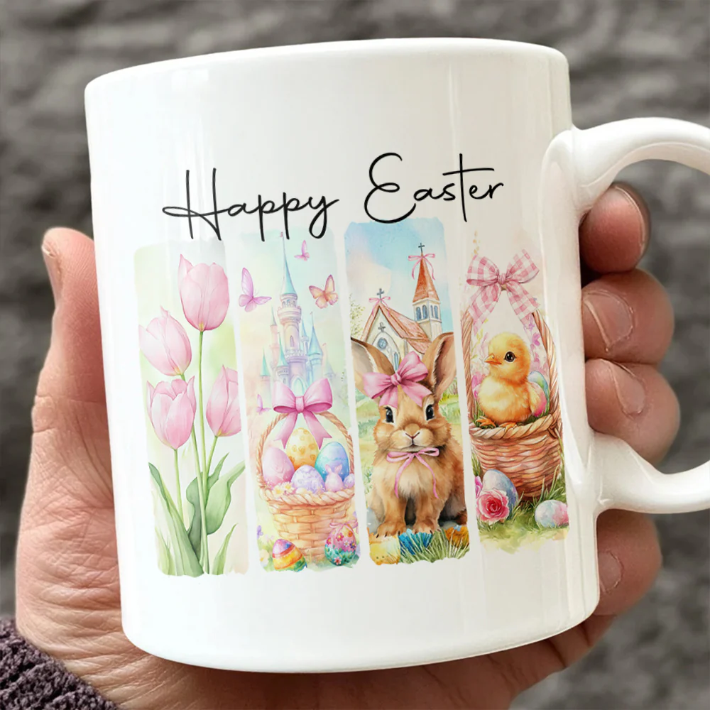 Happy Easter Bunny White Mug LM32 893127 - Image 6