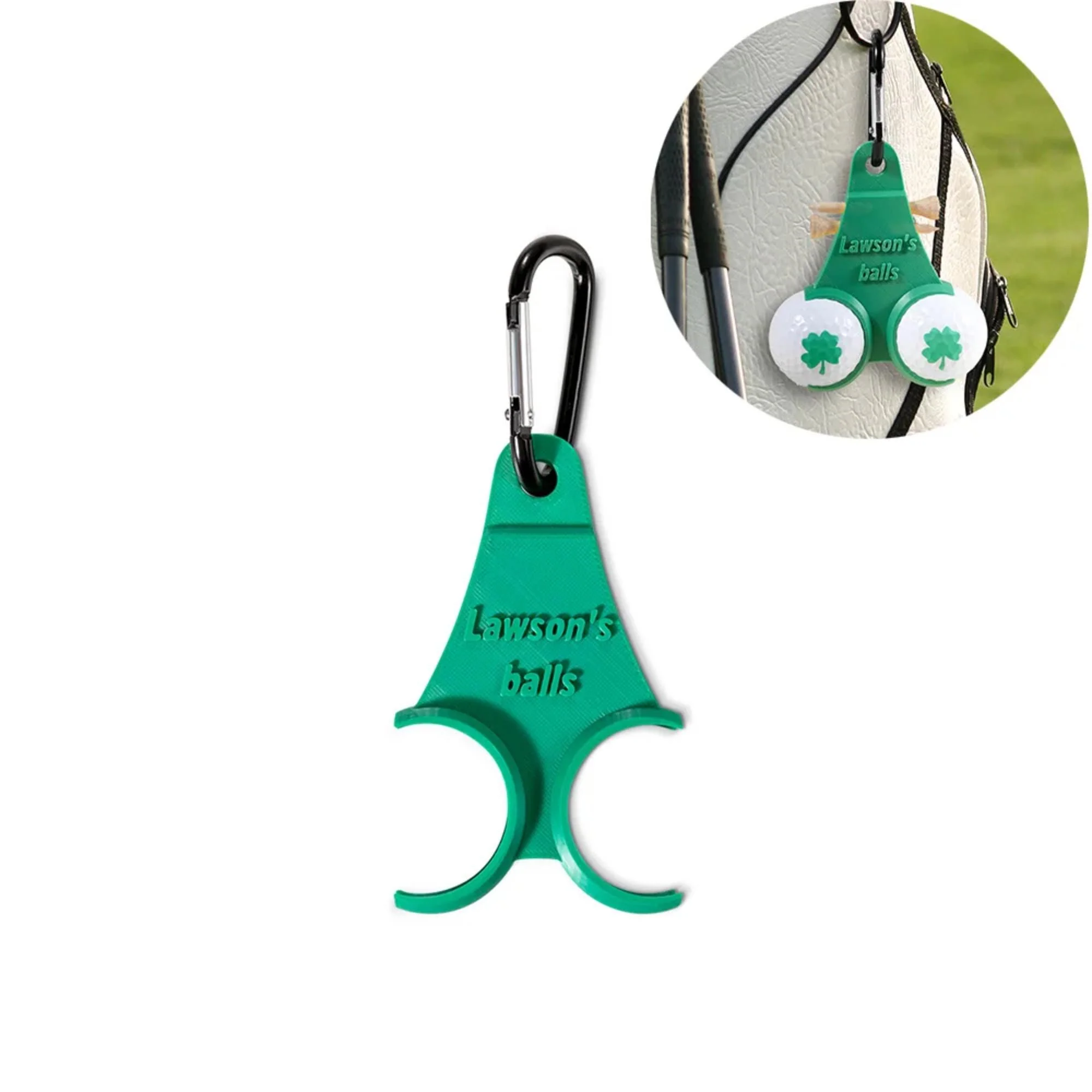 Personalized 3D Printed Golf Ball & Tees Holder Funny Golf Accessory for Him, Gift for Golf Lovers, Golf Dad Gift Idea LM32 897627 - Image 4