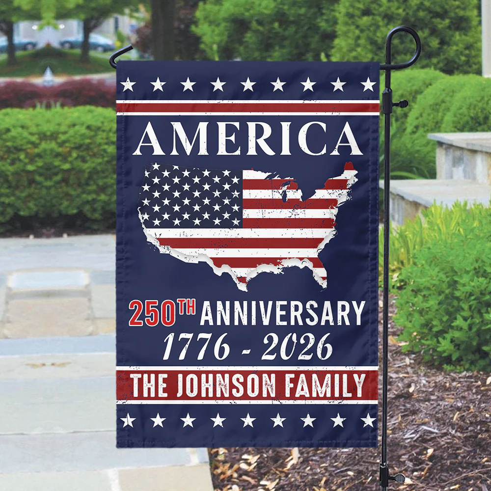 Personalized Family Name America 250th Anniversary Garden Flag LM32 895207 - Image 6