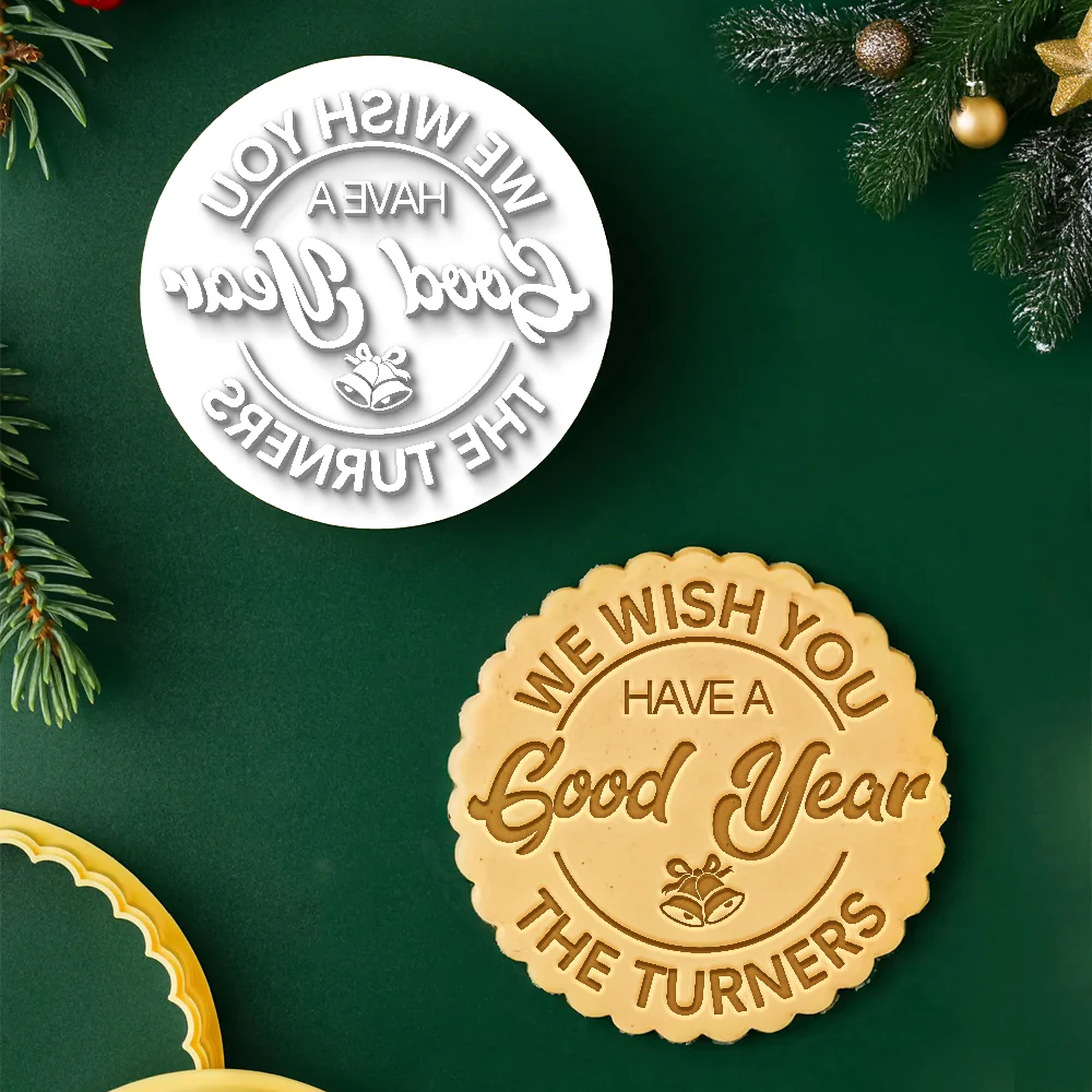 Personalized Family Name We Wish You Have A Good Year Cookie Stamp LM32 897467 - Image 6