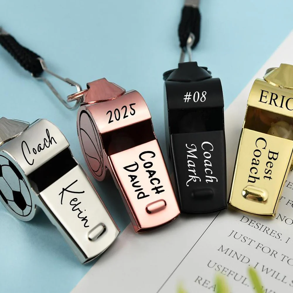Personalized Football Soccer Basketball Teacher Coach Whistle - Teacher Gifts, Graduation Gift LM32 897823 - Image 2