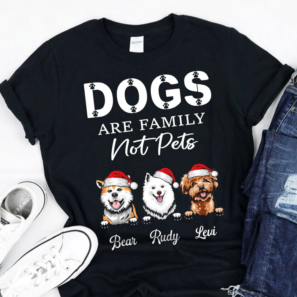 Personalized Gift Dogs Are Family Not Pets Cute Dogs Dog Lover Shirt HA75 891895 - Image 3