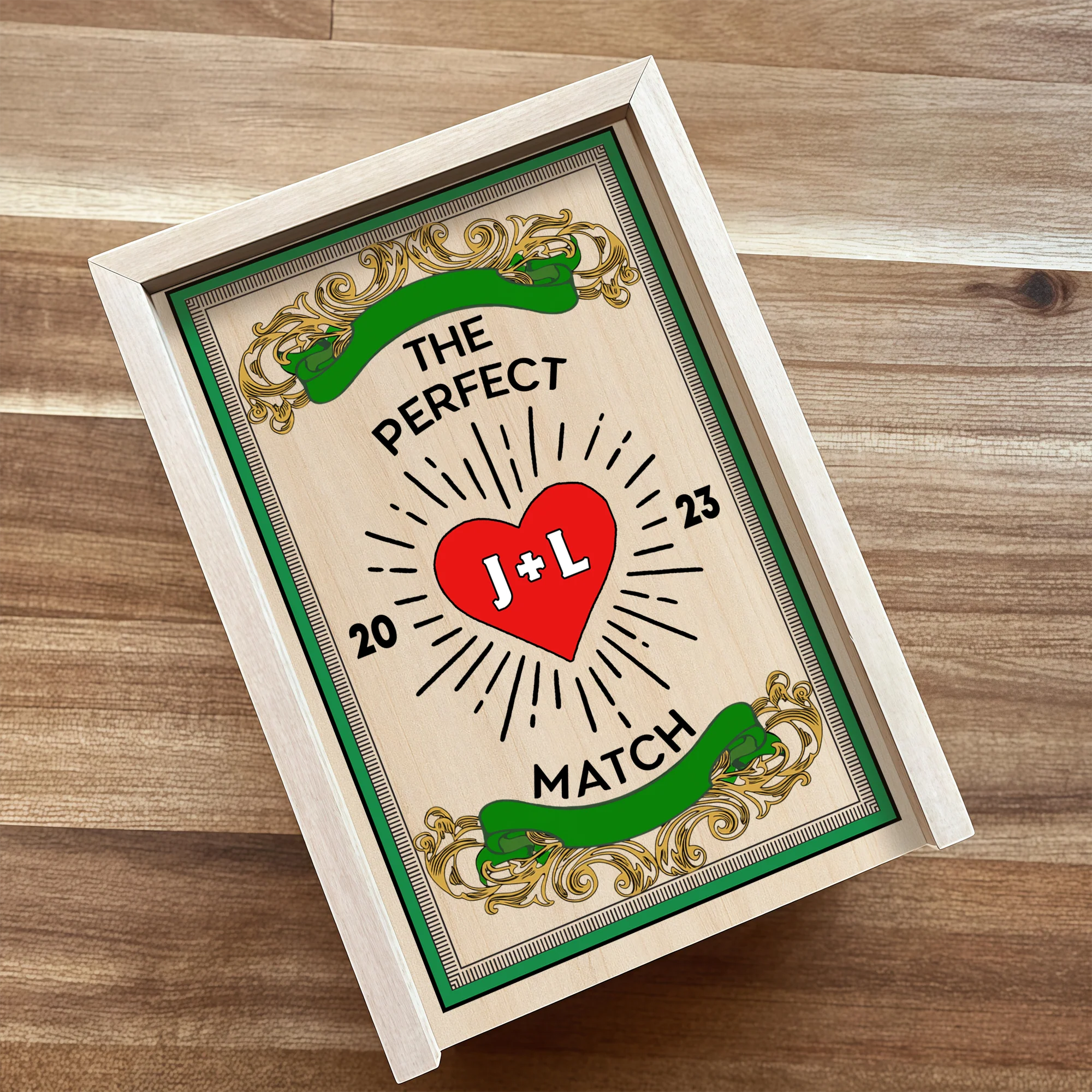 Personalized Gift For Couple Anniversary Unique Large Matchbox LM32 893799 - Image 4
