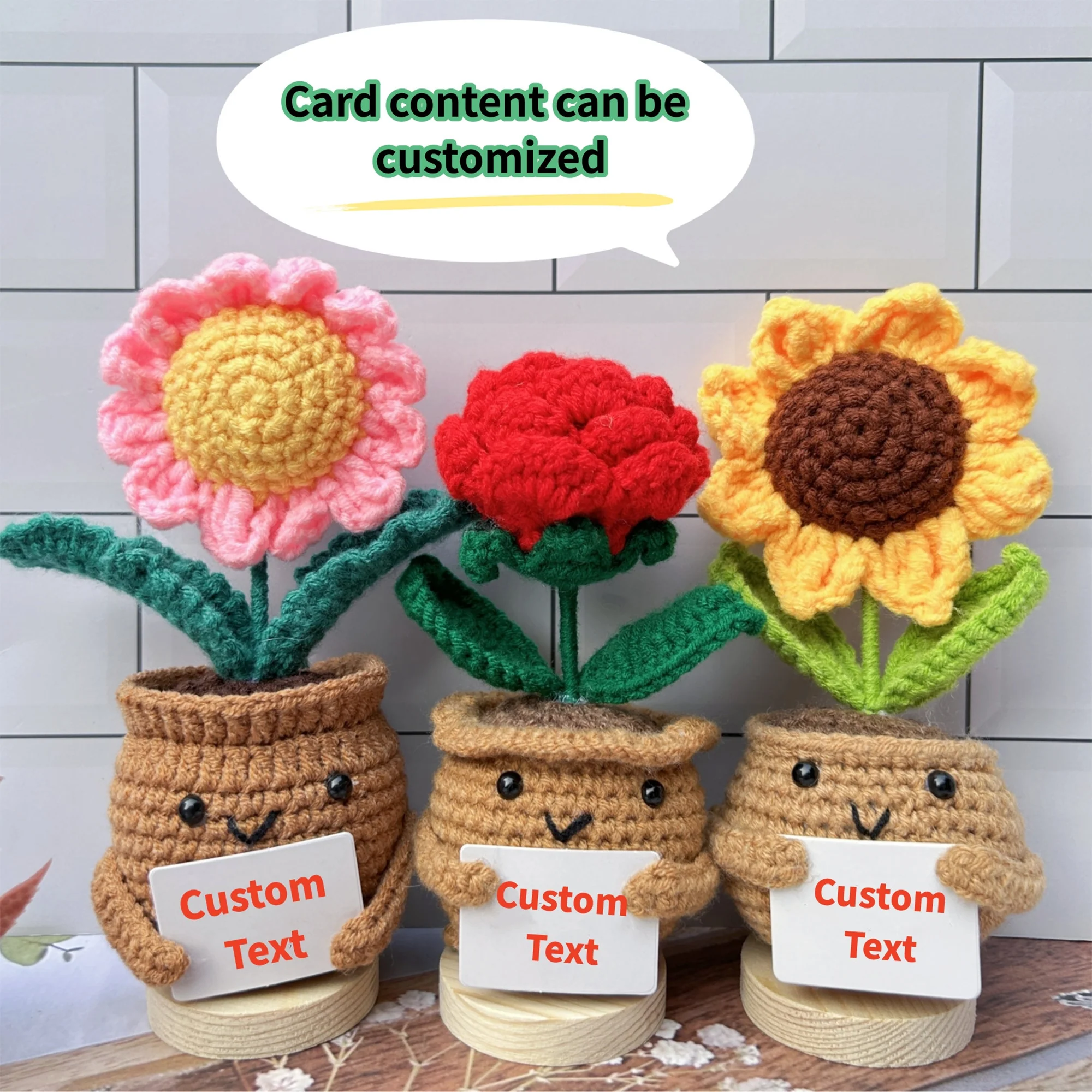 Personalized Gift For Teacher Thank You For Helping Me Grow Crochet Plant LM32 893797 - Image 7