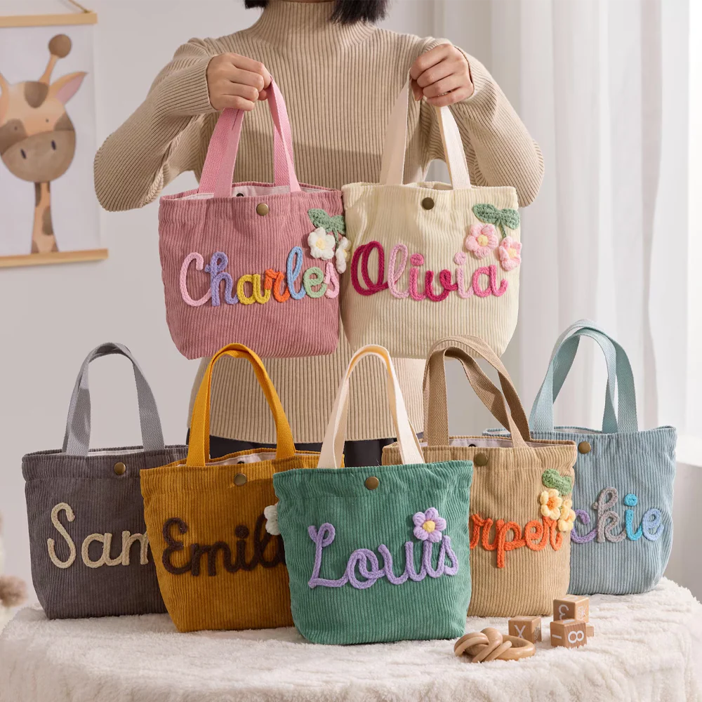 Personalized Gift Name Children's Tote Handbag For Baby, Kids LM32 897349 - Image 2