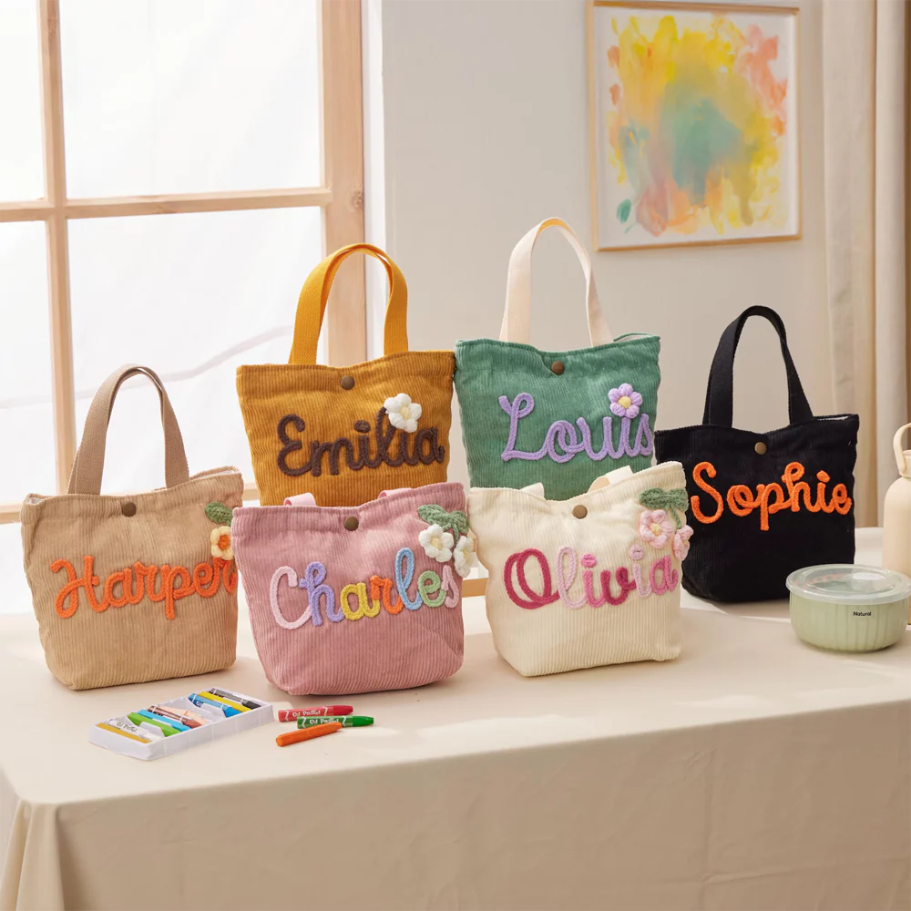 Personalized Gift Name Children's Tote Handbag For Baby, Kids LM32 897349 - Image 3
