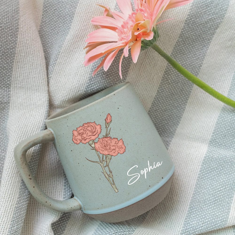 Personalized Christmas Gift Name With Floral Unique Printed Pottery Mug For Bestie, Family LM32 891941 - Image 5