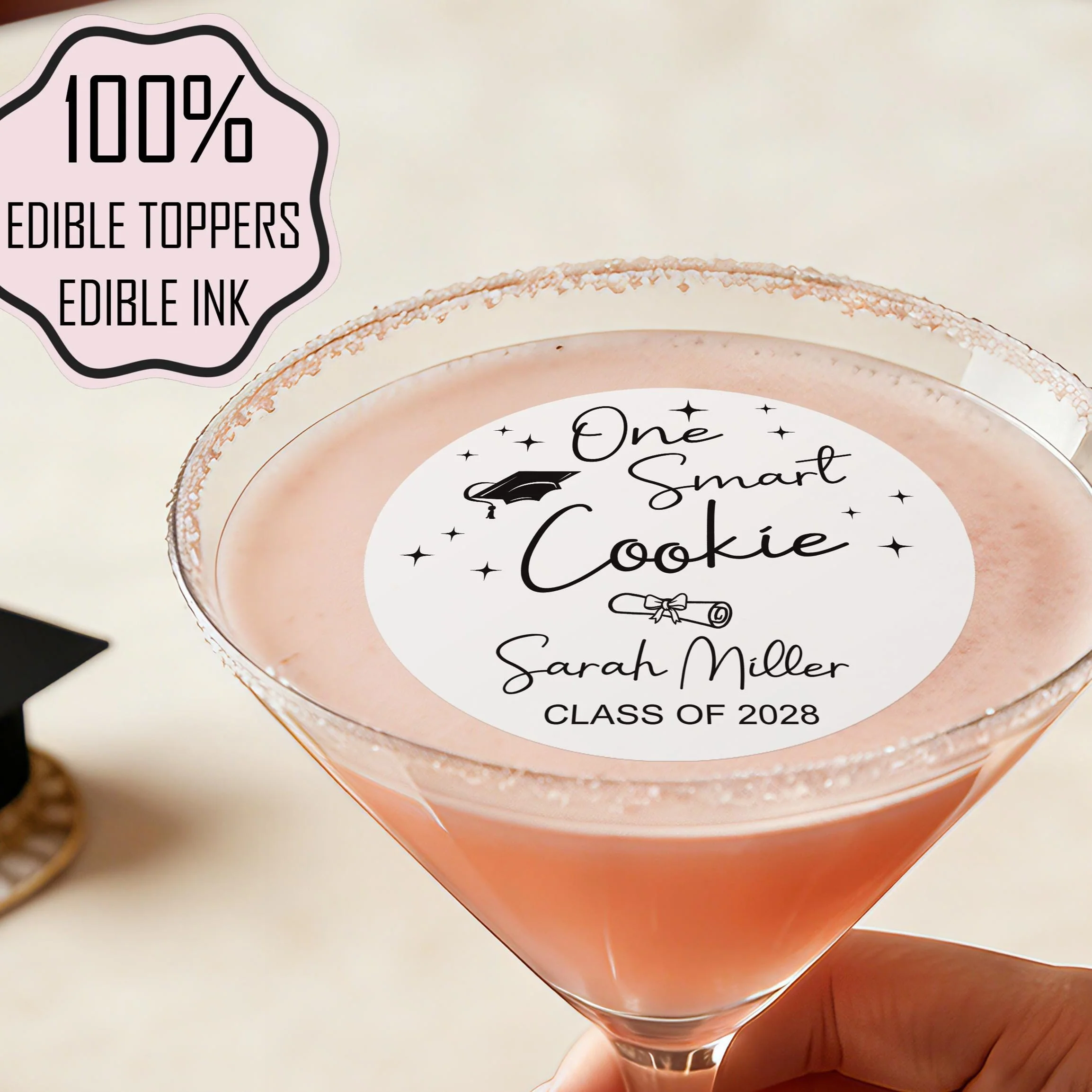 Personalized Graduation Drink Toppers - Class Of 2026 Cocktail Toppers LM32 899947 - Image 5