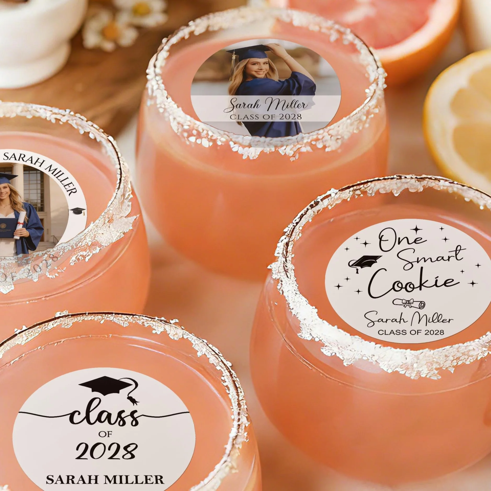 Personalized Graduation Drink Toppers - Class Of 2026 Cocktail Toppers LM32 899947 - Image 7