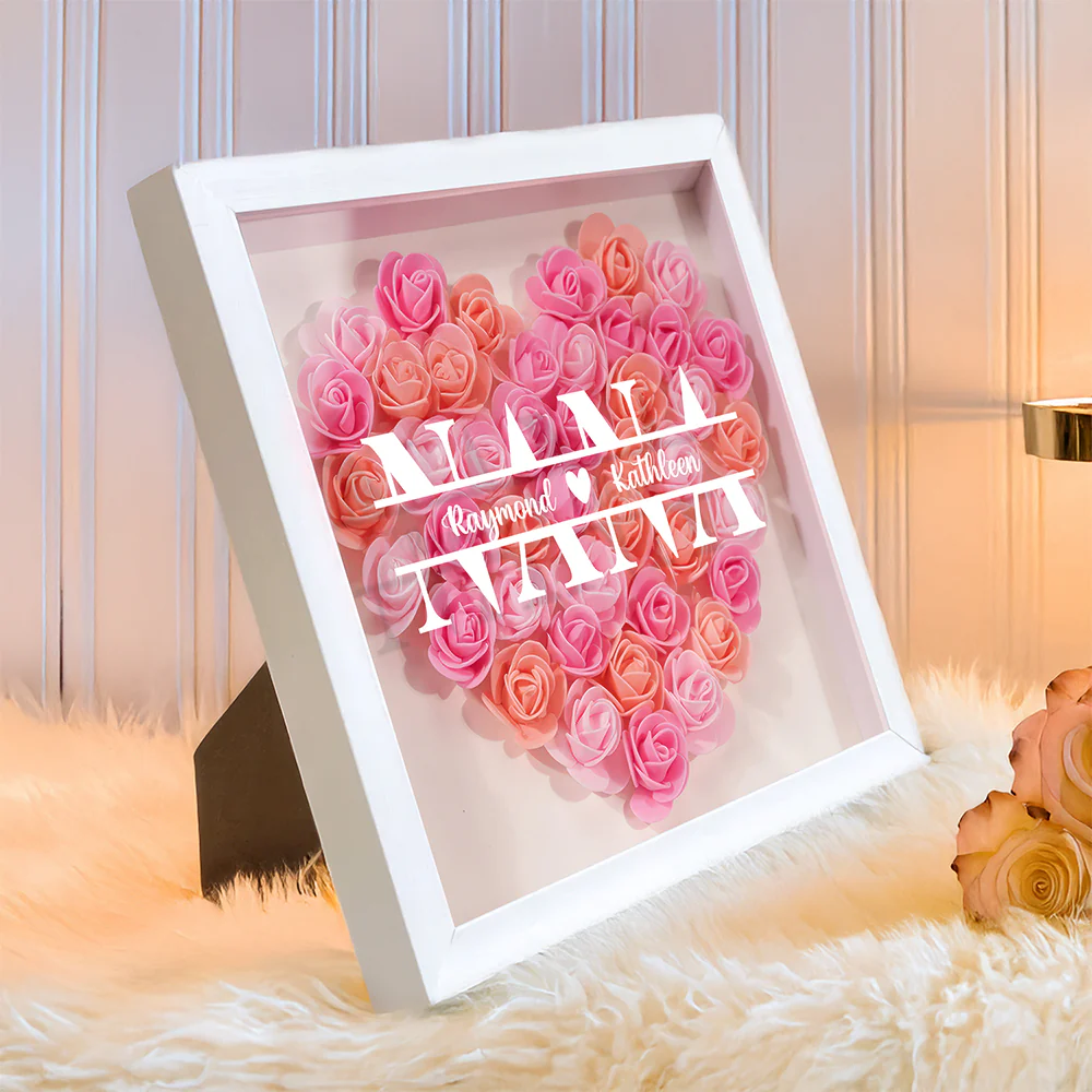Personalized Mommy Flower Shadow Box For Mother's Day LM32 893279 - Image 6