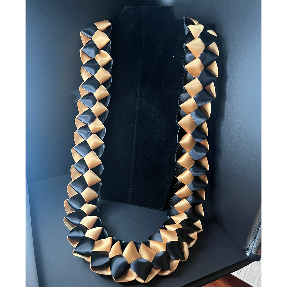 Personalized Name Class of 2026 Braided Graduation Ribbon Lei with Texts - Graduation Sash LM32 899291 - Image 6