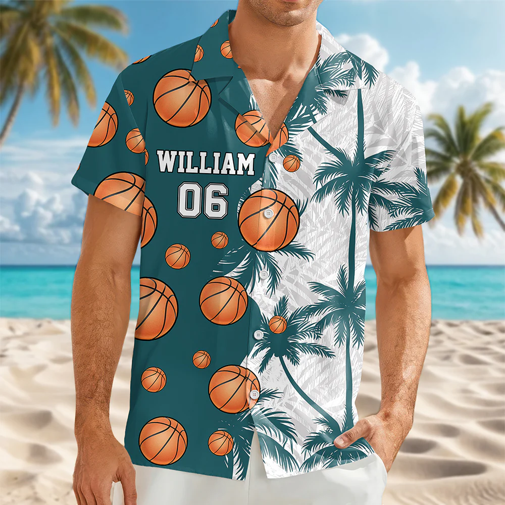Personalized Name Tropical Summer Beach Hawaii Shirt For Sport Lovers LM32 893683 - Image 7