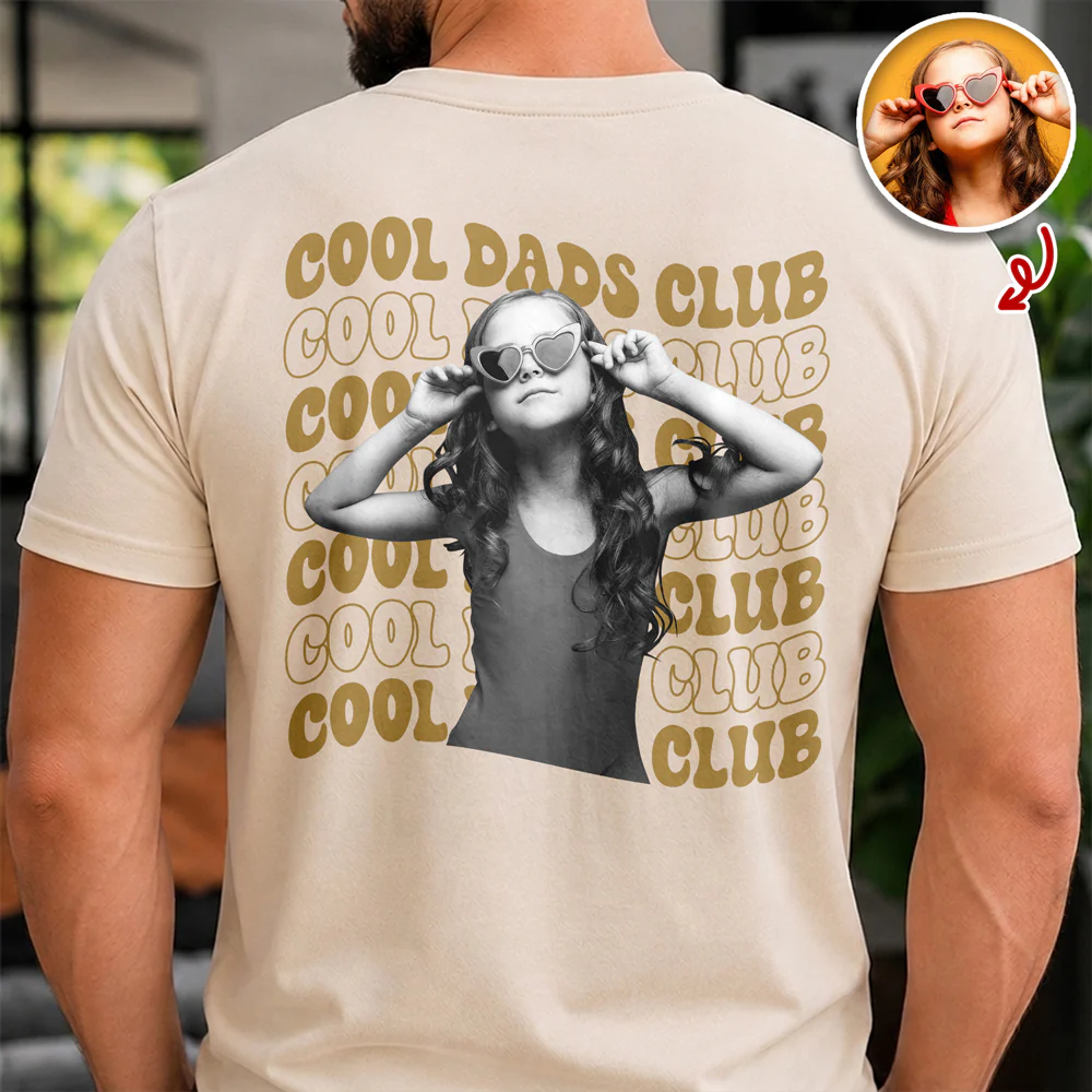 Personalized Vintage Photo Cool Dads Club Comfort Shirt Back LM32 669241 - Image 5