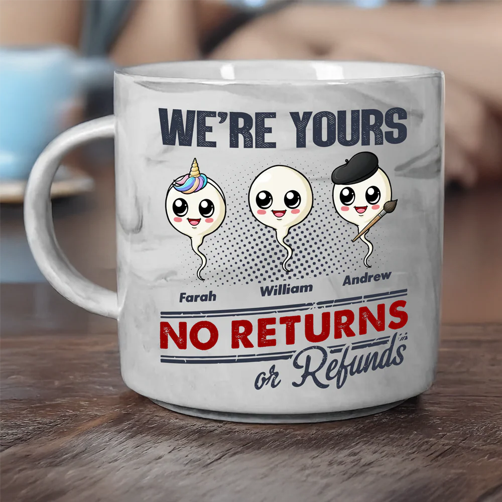 Personalized You Made The Choice And We're Yours Chaos Marble Mug LM32 893285 - Image 2