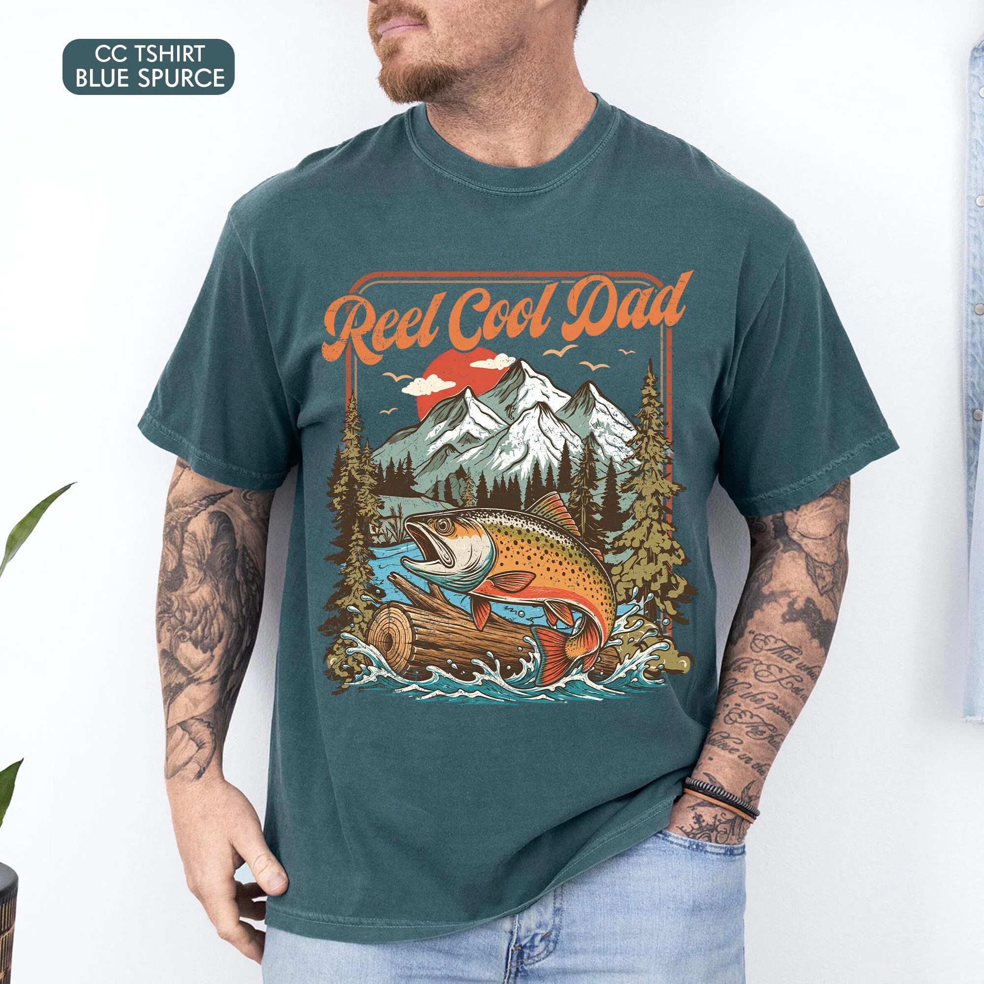 Reel Cool Dad Comfort Shirt, Father's Day gift, Dad And Kid Fishing Matching Shirt LM32 669243 - Image 7