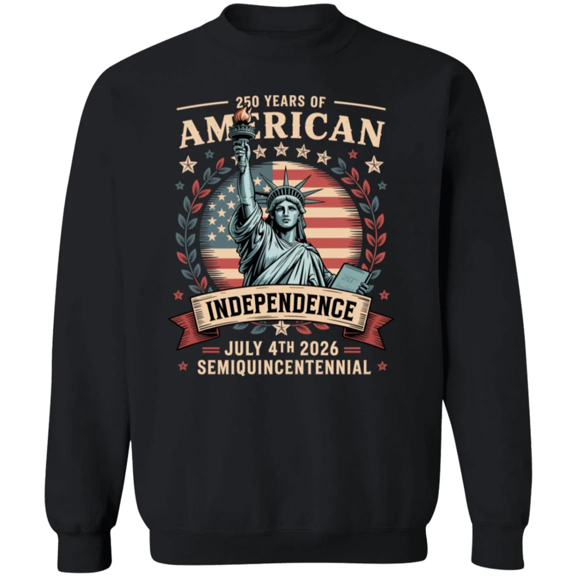 Statue of Liberty 250 Years Independence Day 2026 Dark Shirt LM32 895293 - Image 11